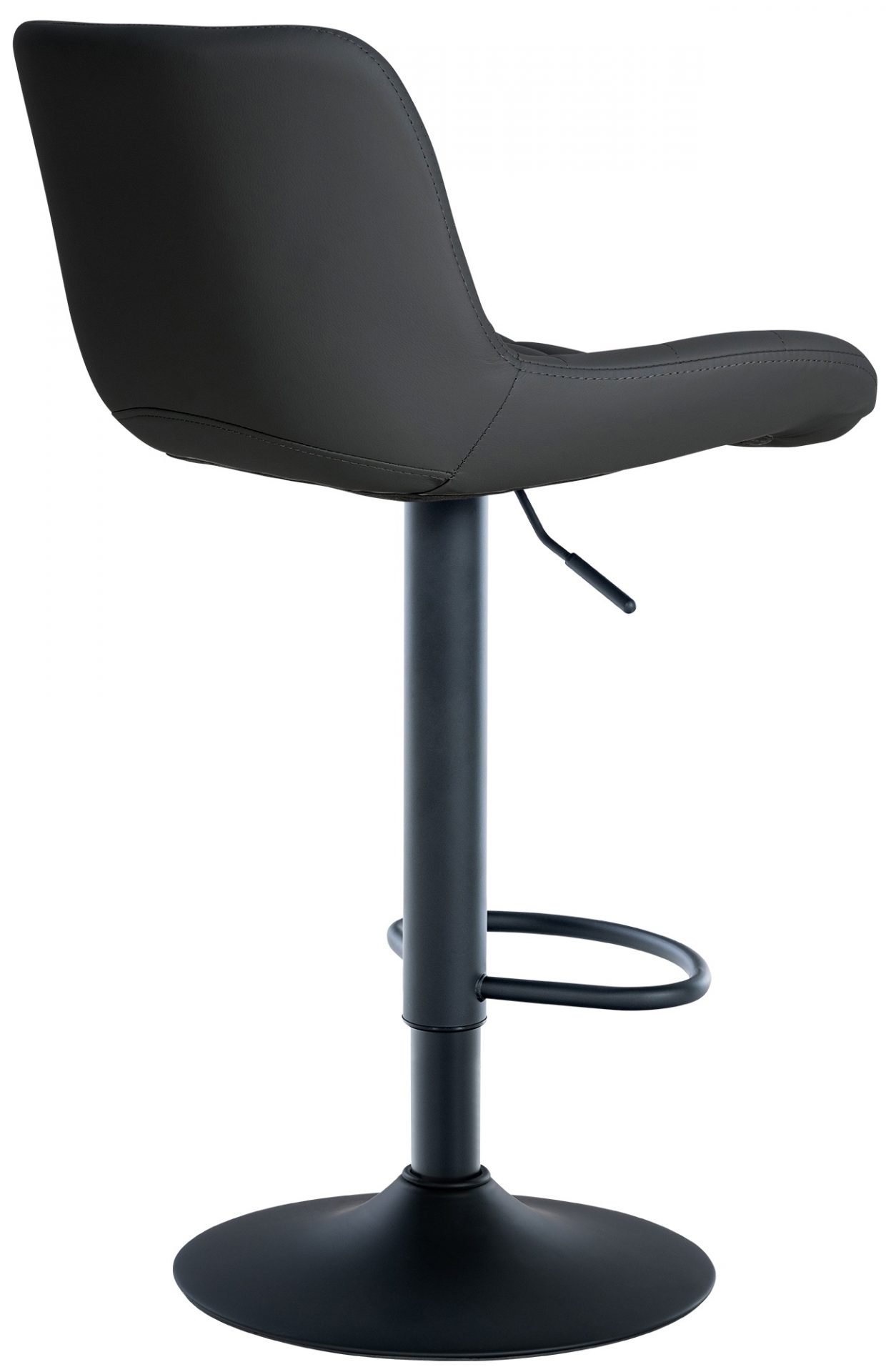 Barhocker Tover Kunstleder, schwarz