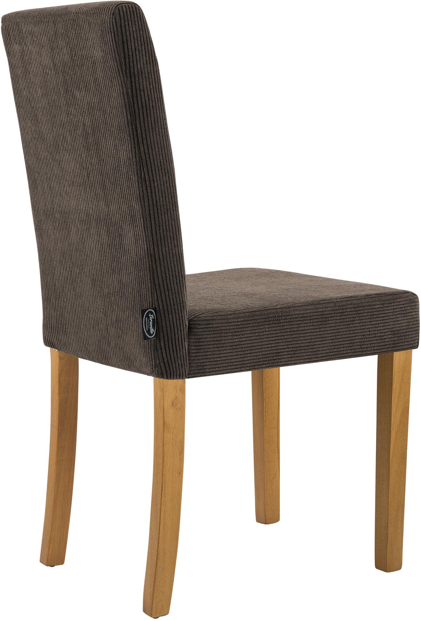 Esszimmerstuhl Ina Cord antik hell, braun