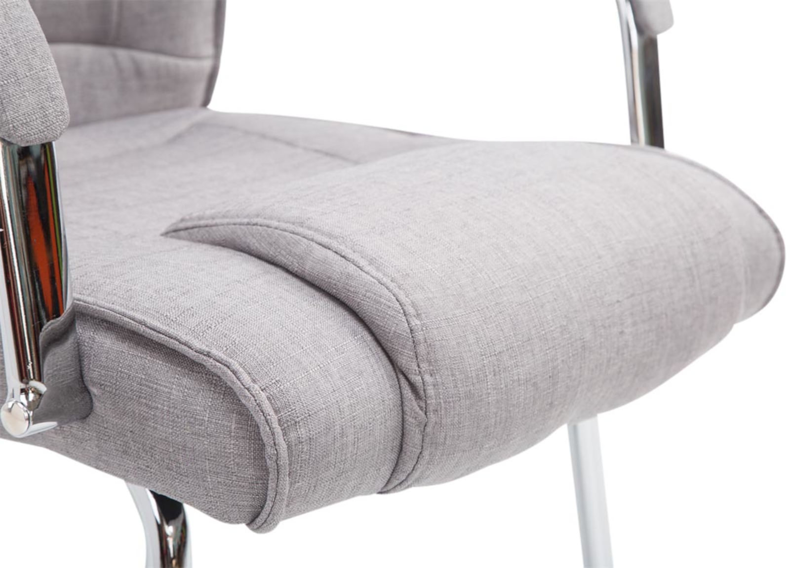 2er Set Stühle Attila Stoff, grau