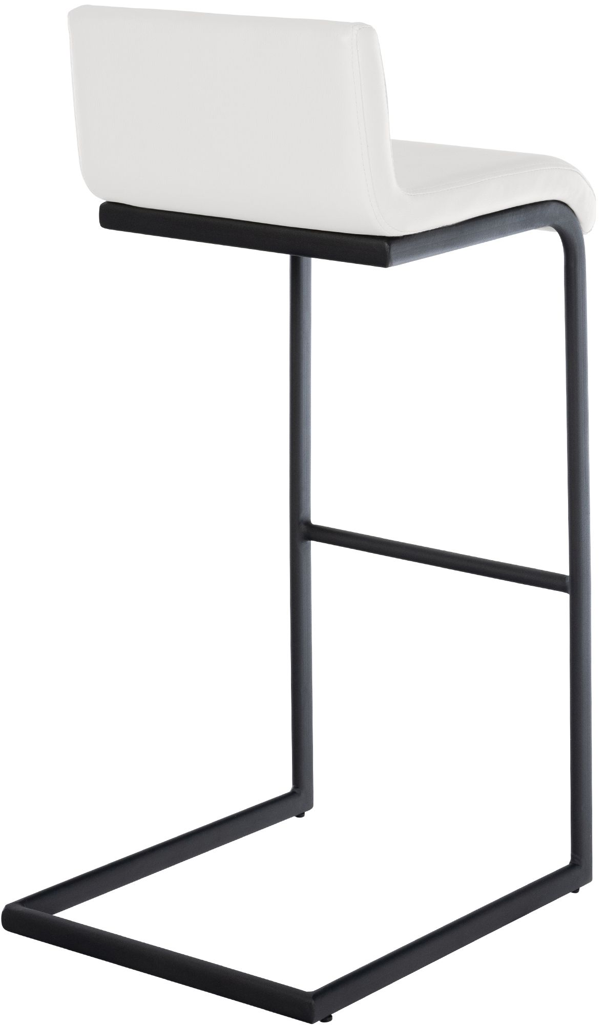 2er Set Barhocker Newport B Kunstleder, weiß