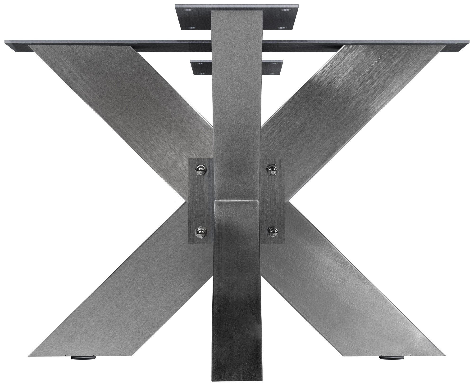 Tischbeine Duncan L98xB58xH43 cm, edelstahl