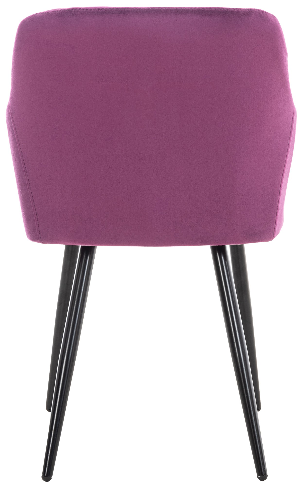 2er Set Esszimmerstuhl Shila Samt, lila