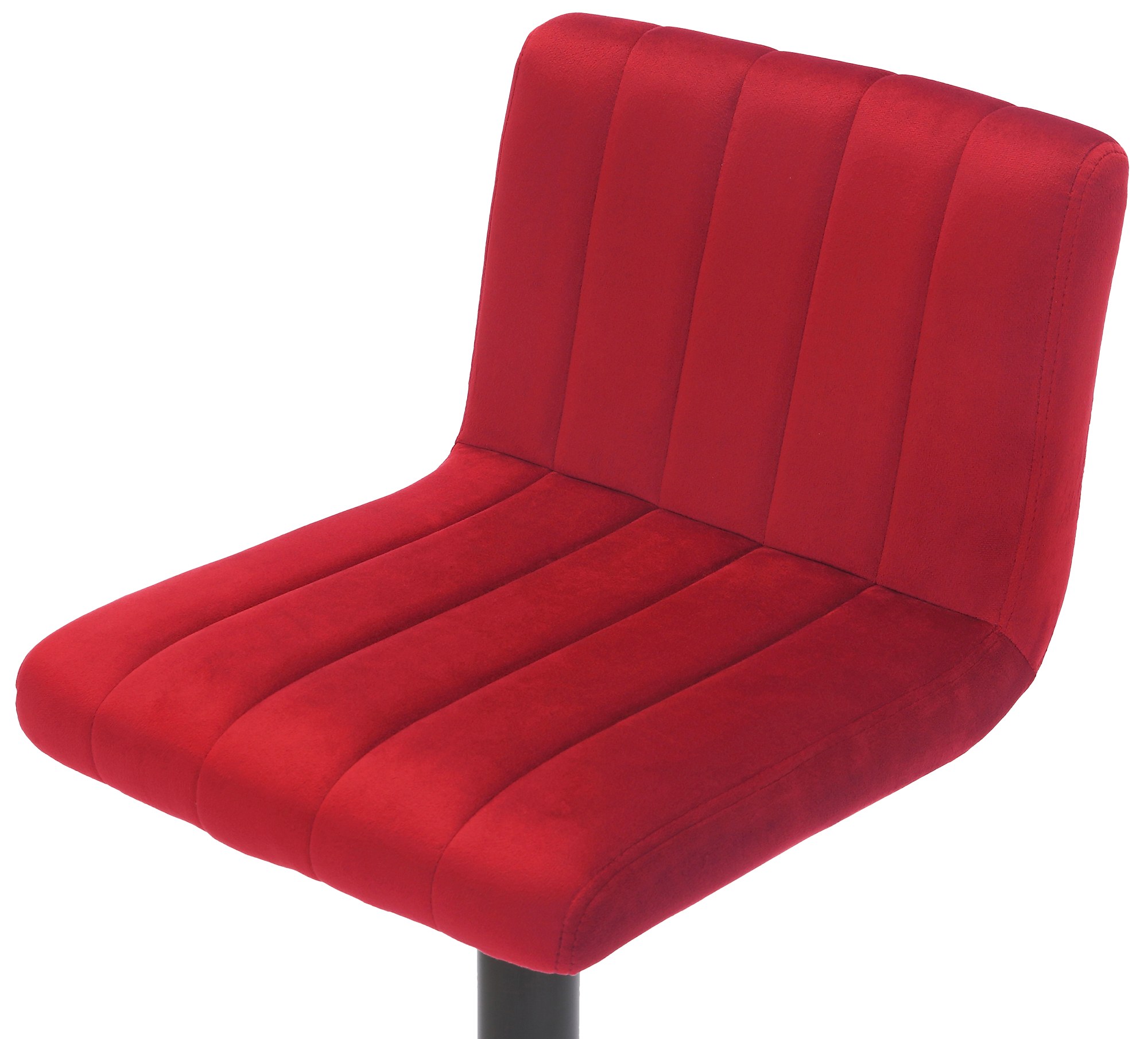 Barhocker Jamie Samt, rot