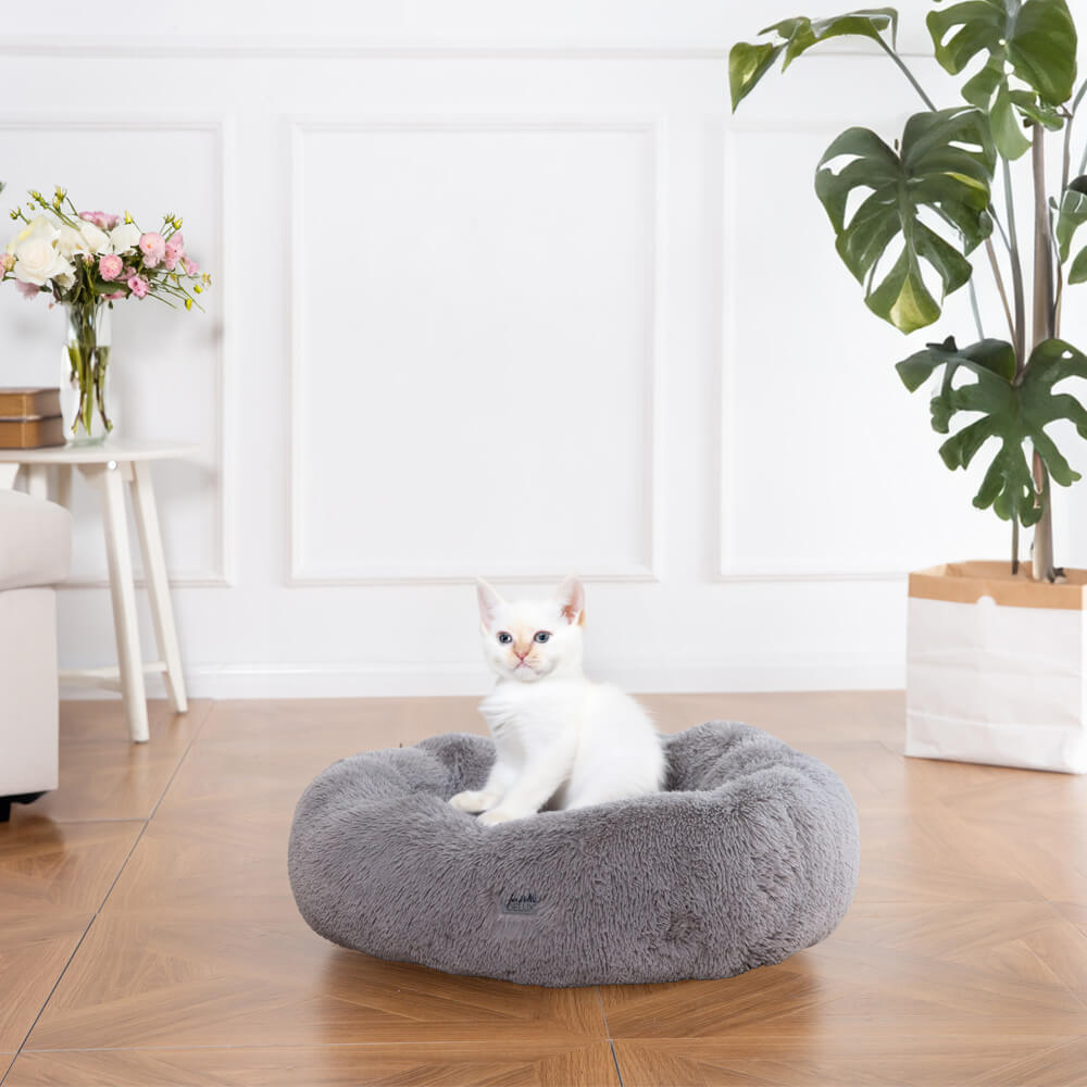 Haustierbett MUFFIN - 60 x 60 cm Grau