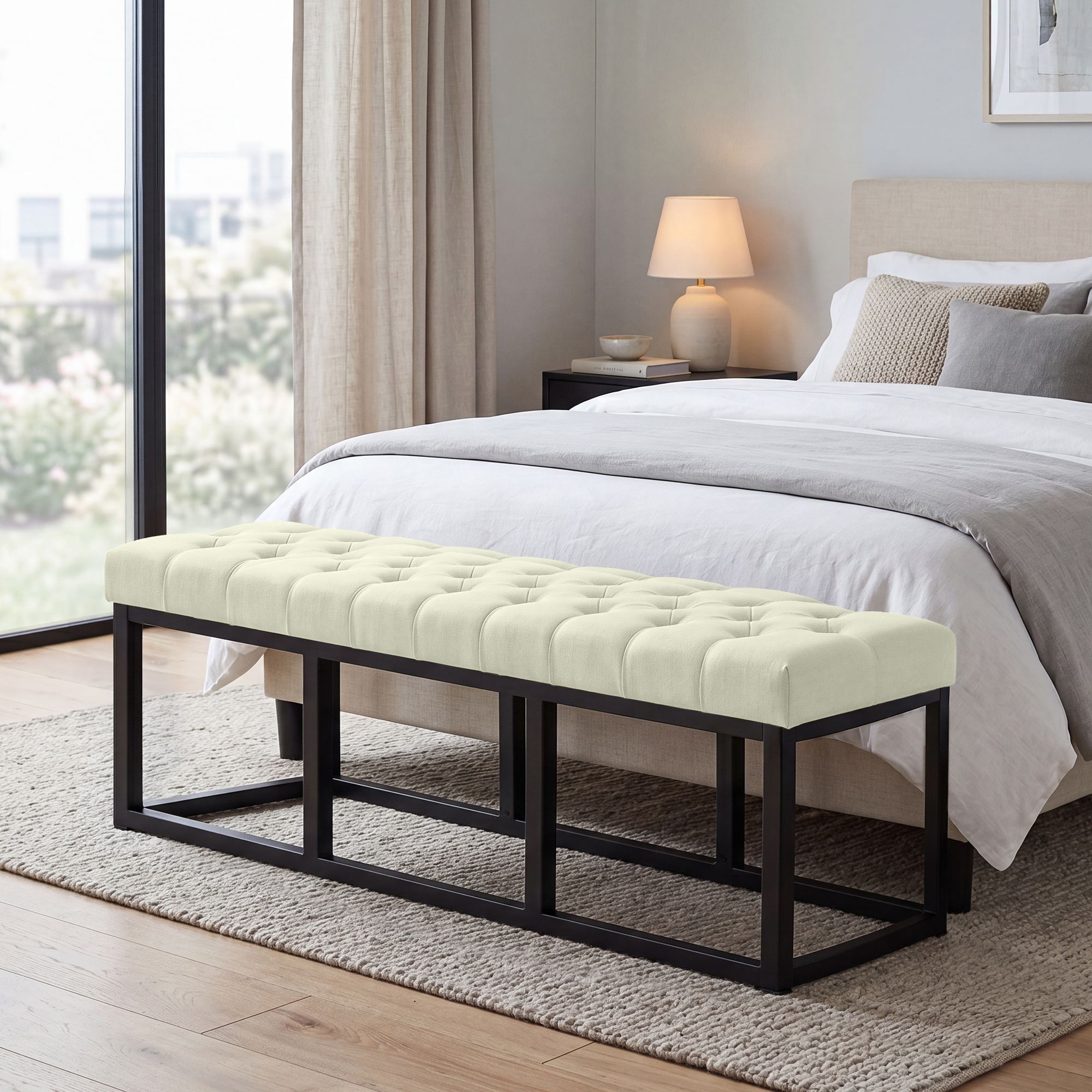 Sitzbank Amun Stoff B150, creme