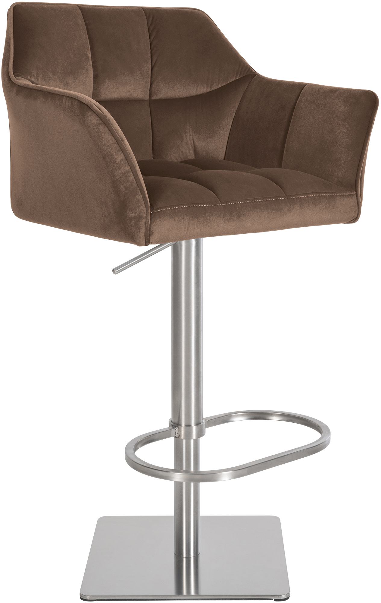 Barhocker Damaso E Samt, braun