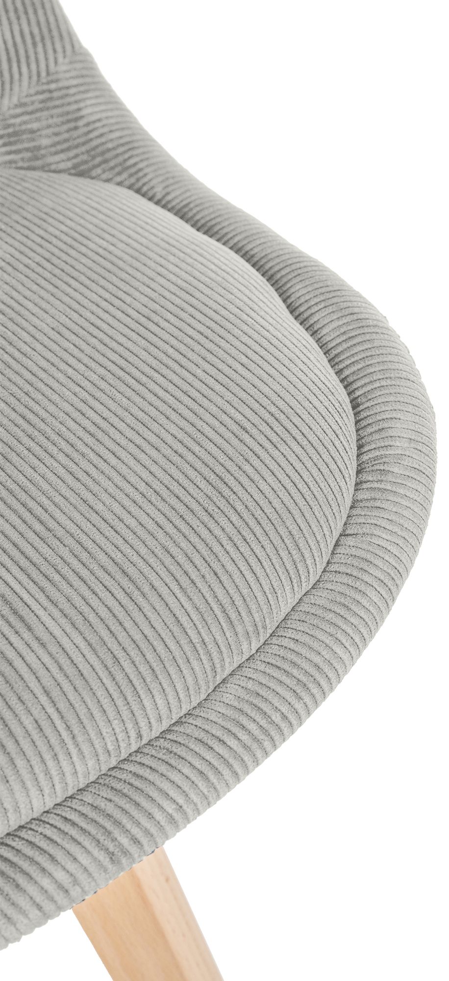Stuhl Linares Cord, grau
