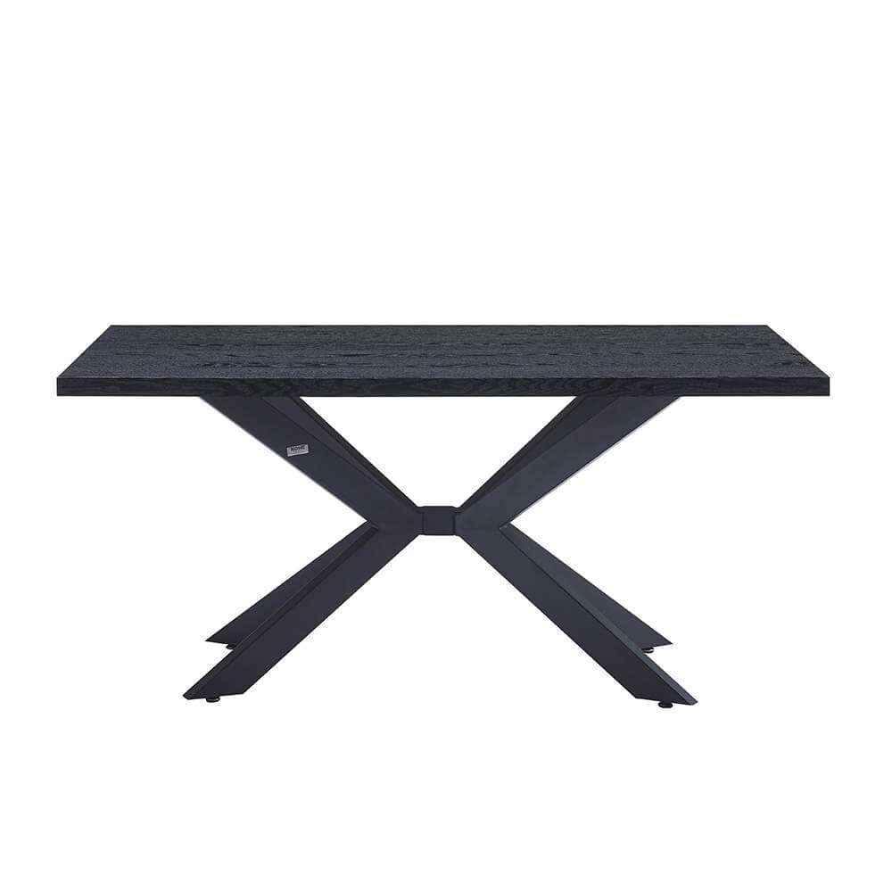 Esstisch Eckig AVENCIA inkl. Sternfuß - 160 x 100 cm Dark Oak