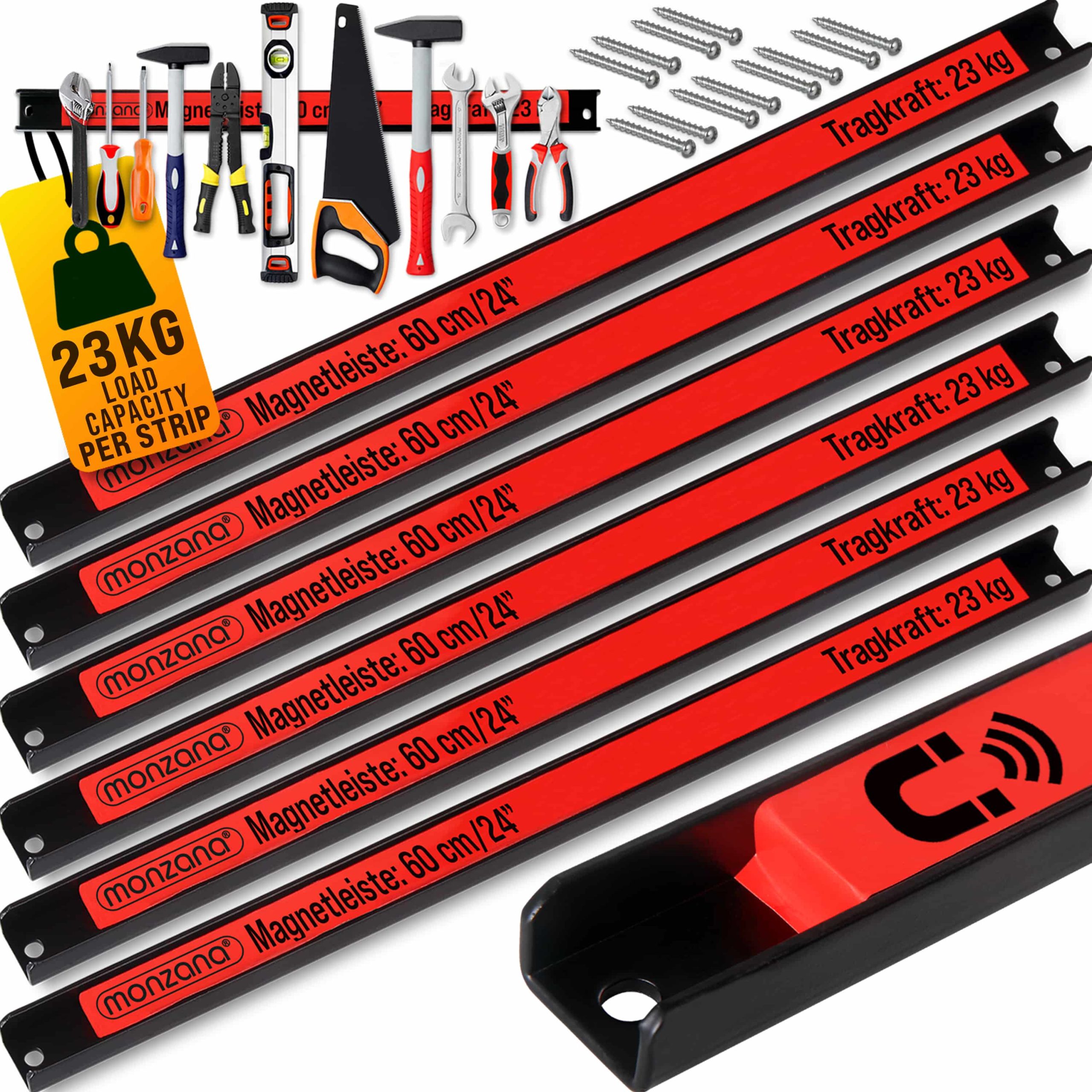 Magnetleiste 6er-Set 60cm inkl Montagematerial