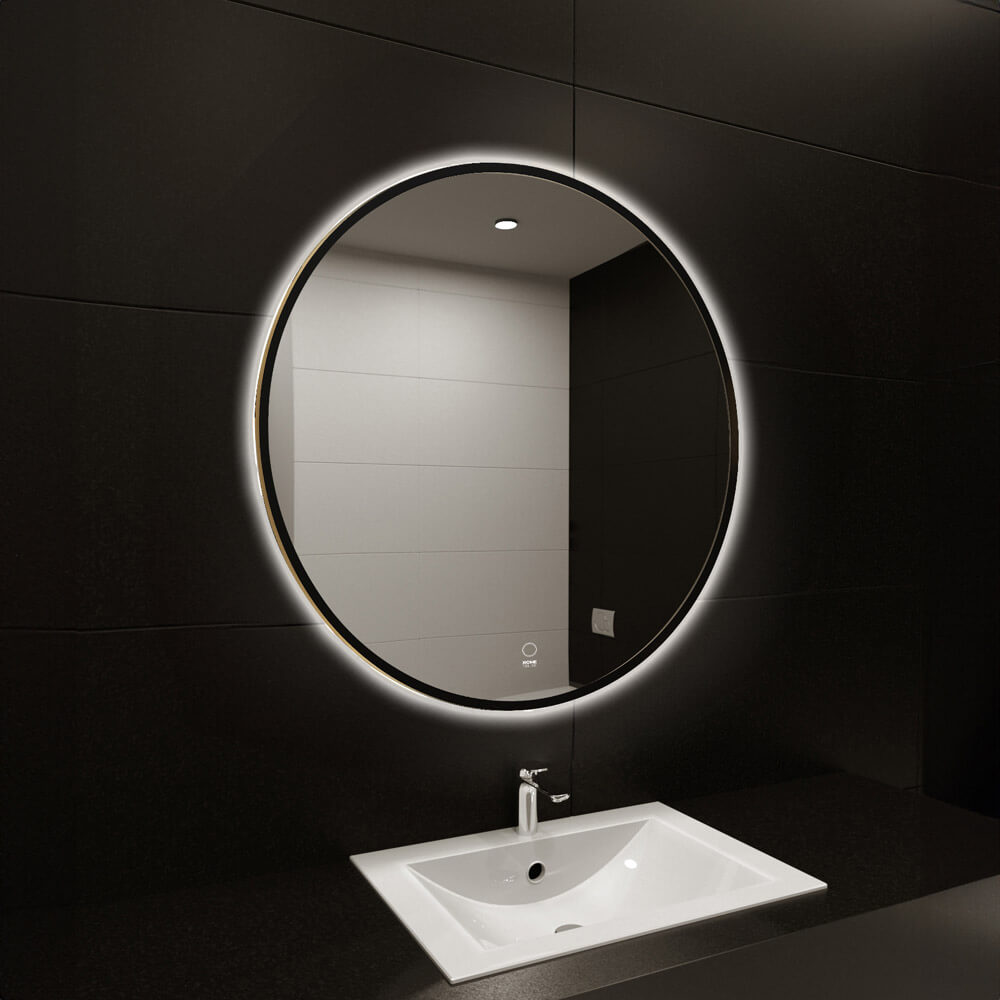 LED-Spiegel Rund DUBI - 80 cm