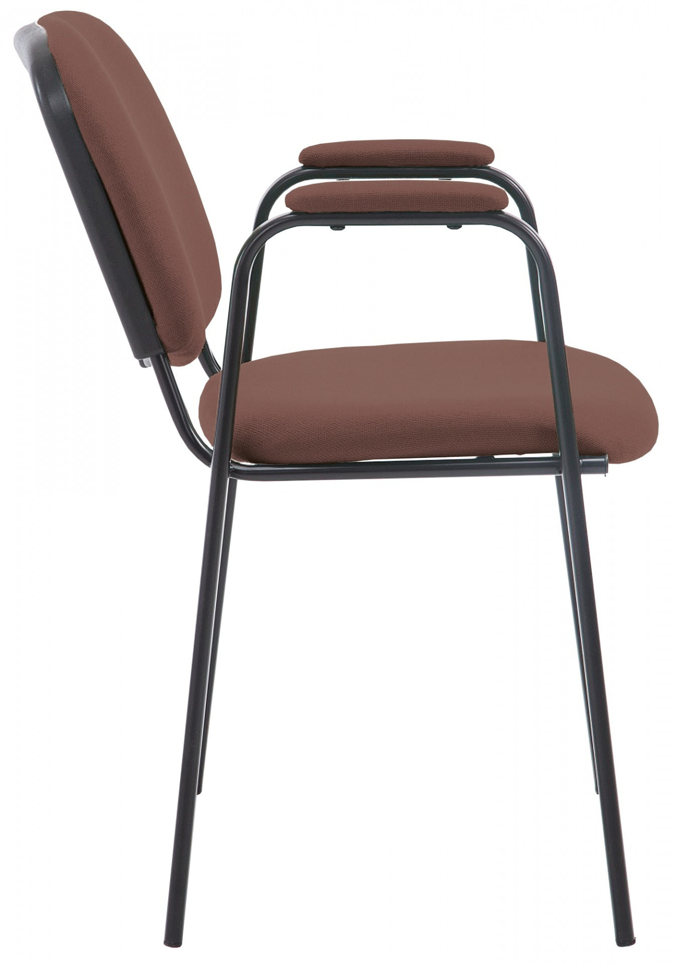 Besucherstuhl Ken PRO Stoff, braun