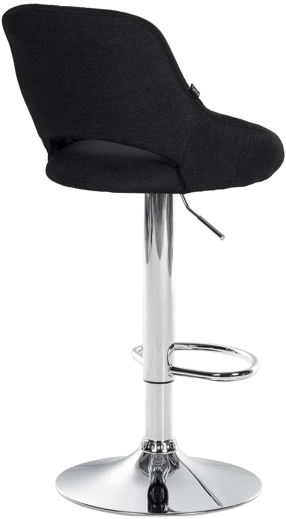 2er Set Barhocker Milet Stoff C, schwarz