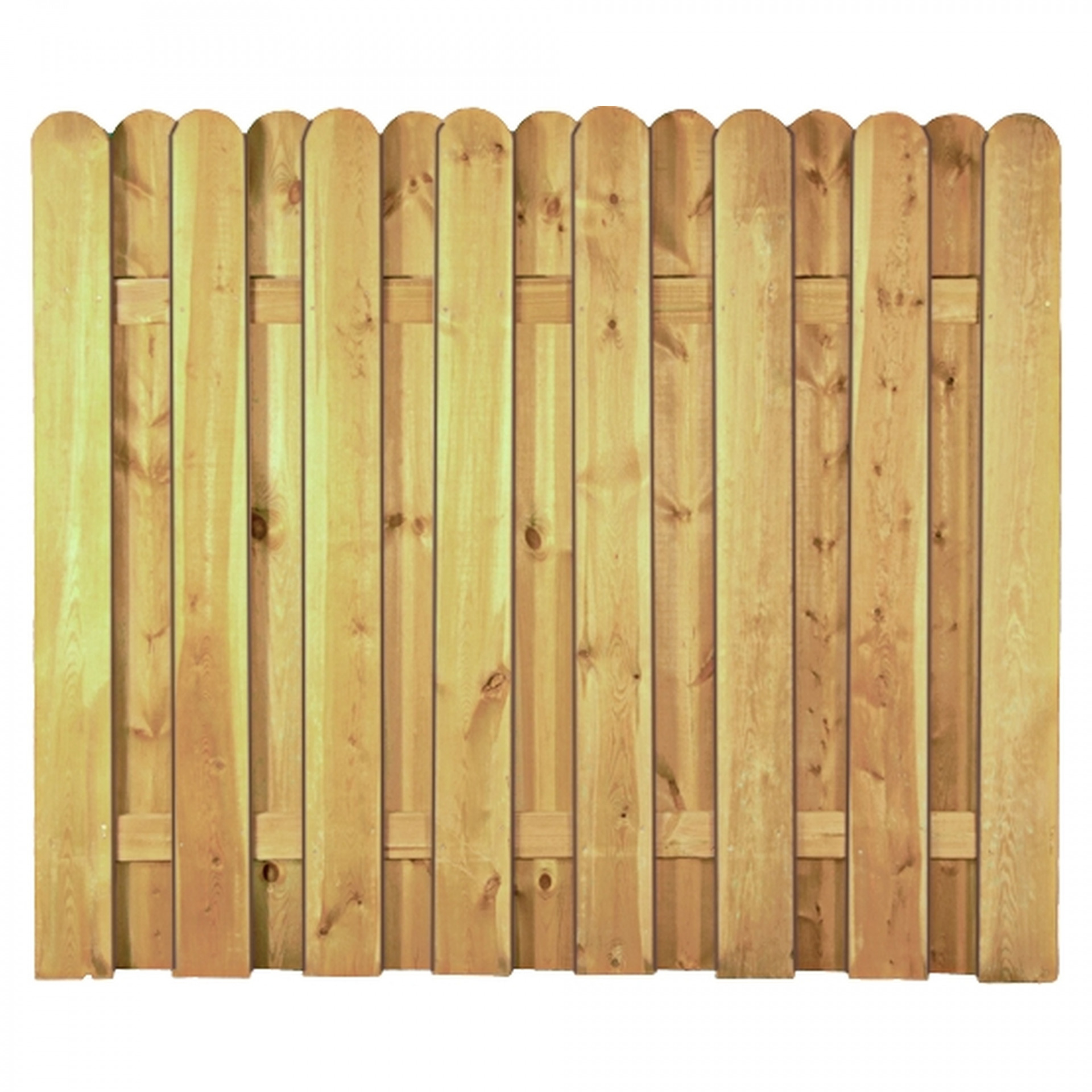 DAAN-Serie gerade, 180 x 150 cm, kdi-grün, Lamellen 20 x 145 mm, geschraubt