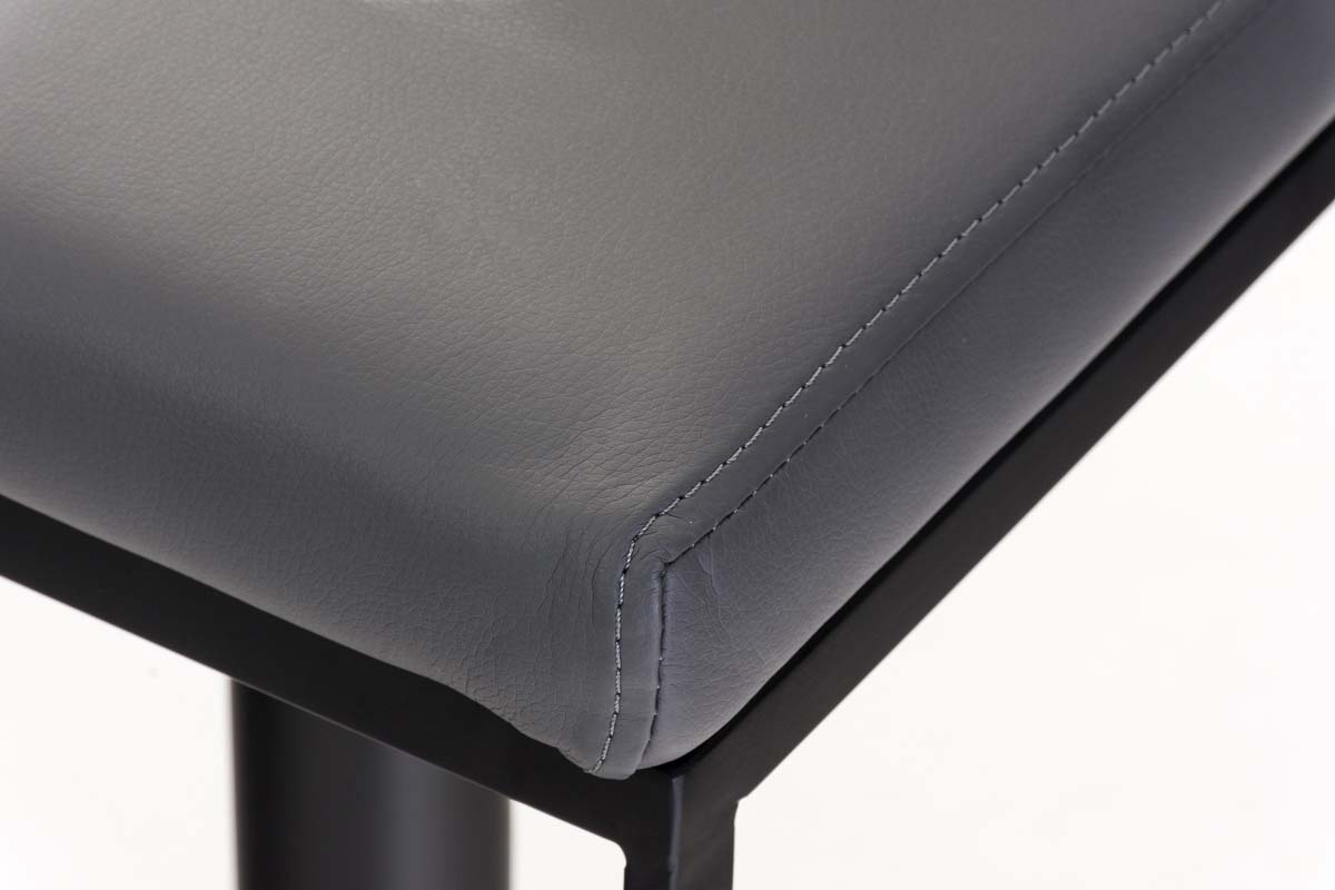 Barhocker Panama B Kunstleder, grau