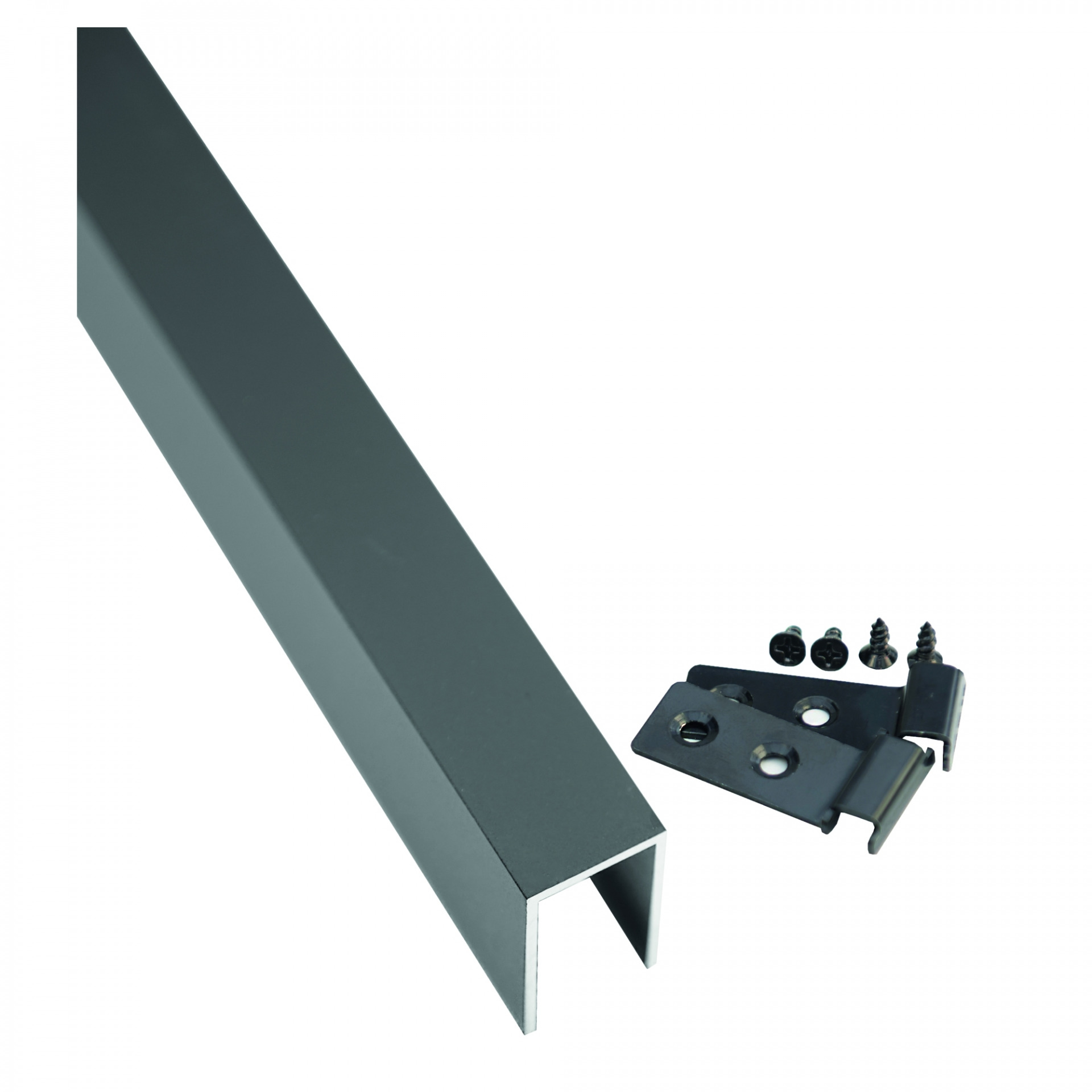 TJÖRN -Serie Alu-Abdeckleiste, U-Profil 24,8 x 40 x 1761 mm, ANTHRAZIT