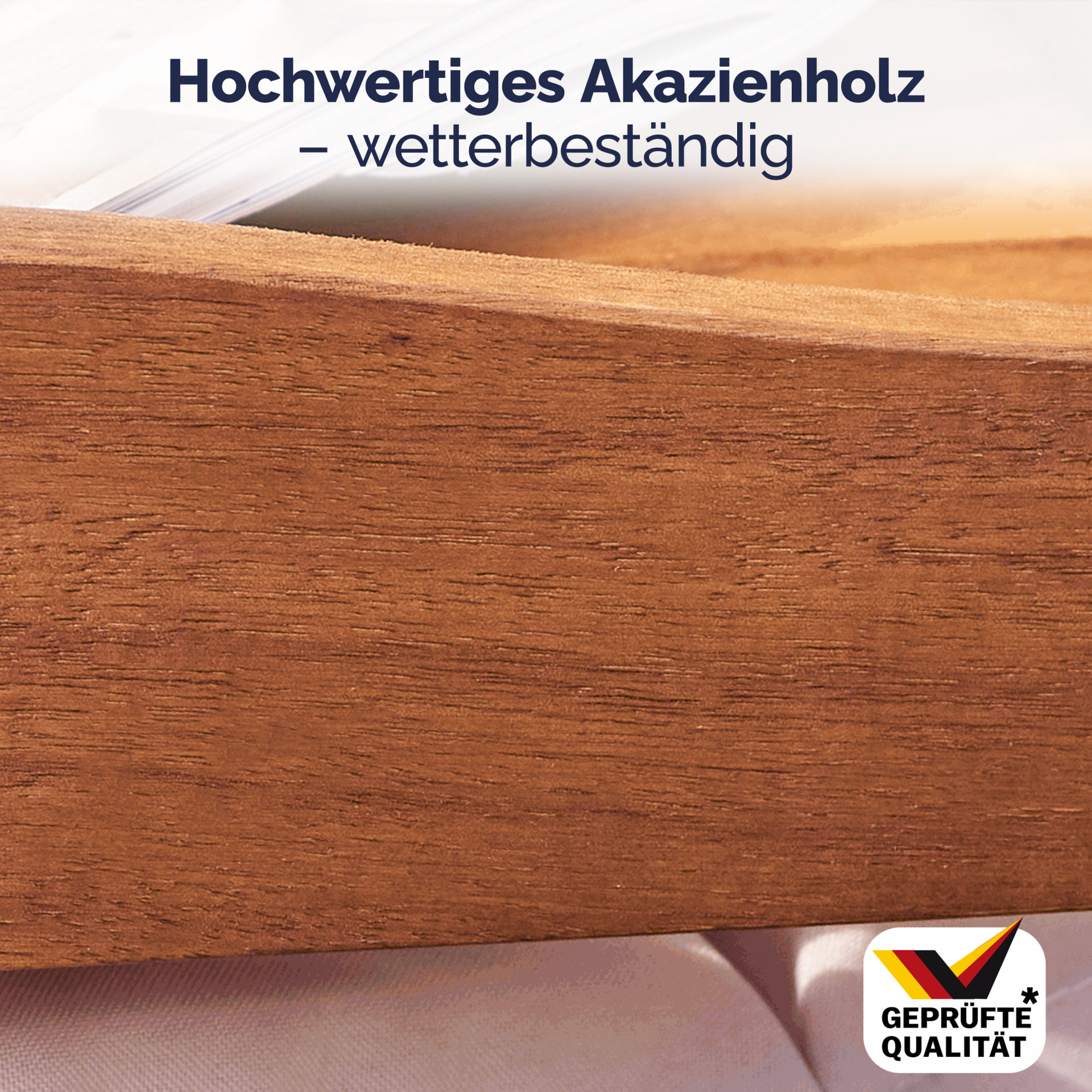 Servierwagen mit Rollen Akazienholz FSC®-zertifiziert