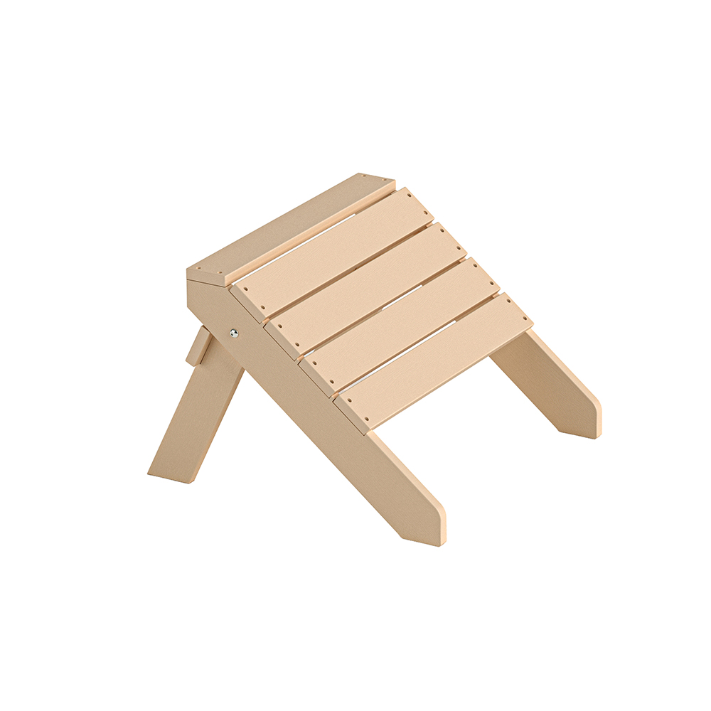 Gartenstuhl FAREA inkl. Hocker – Braun