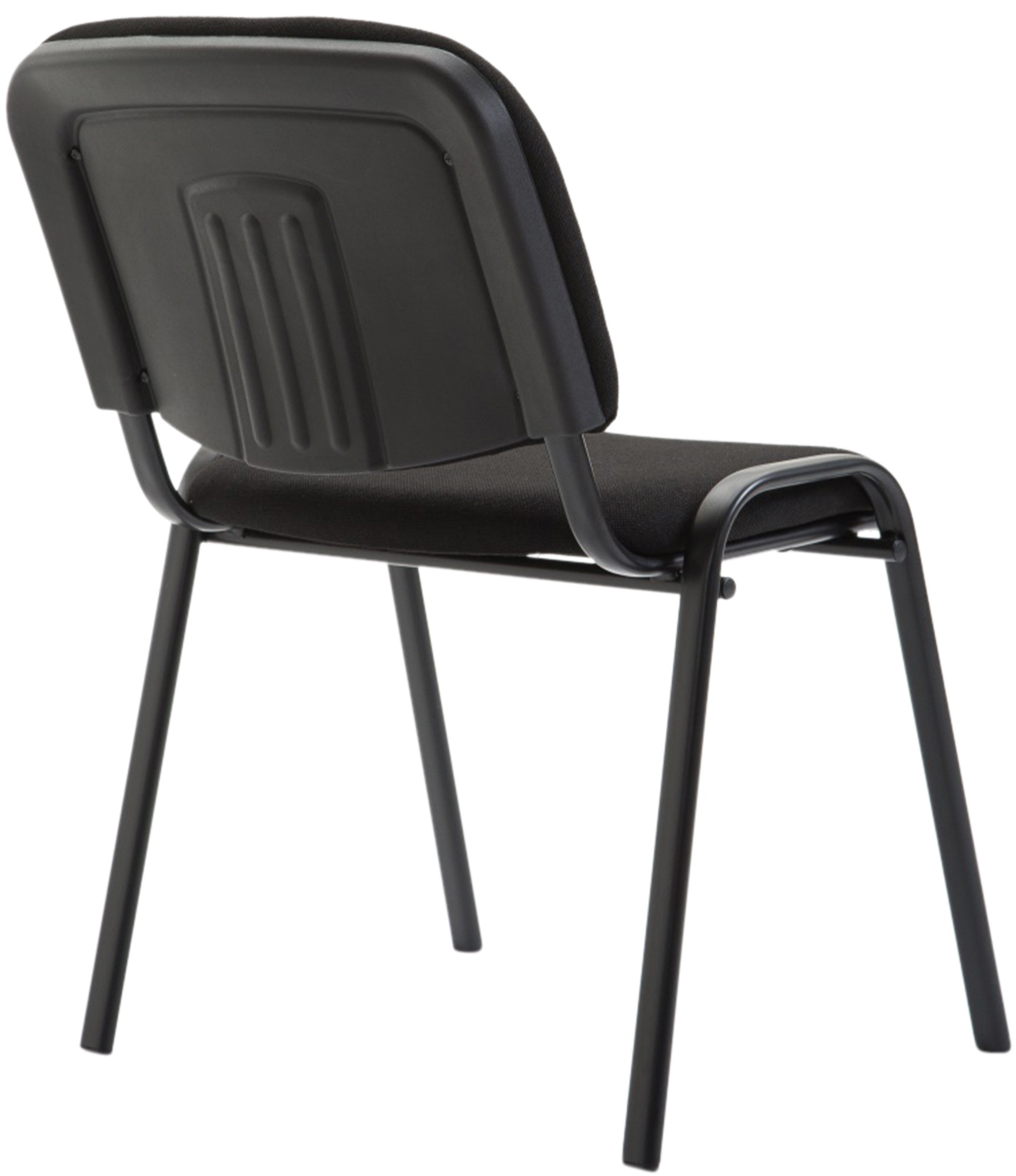 Besucherstuhl Ken V2 Stoff, schwarz