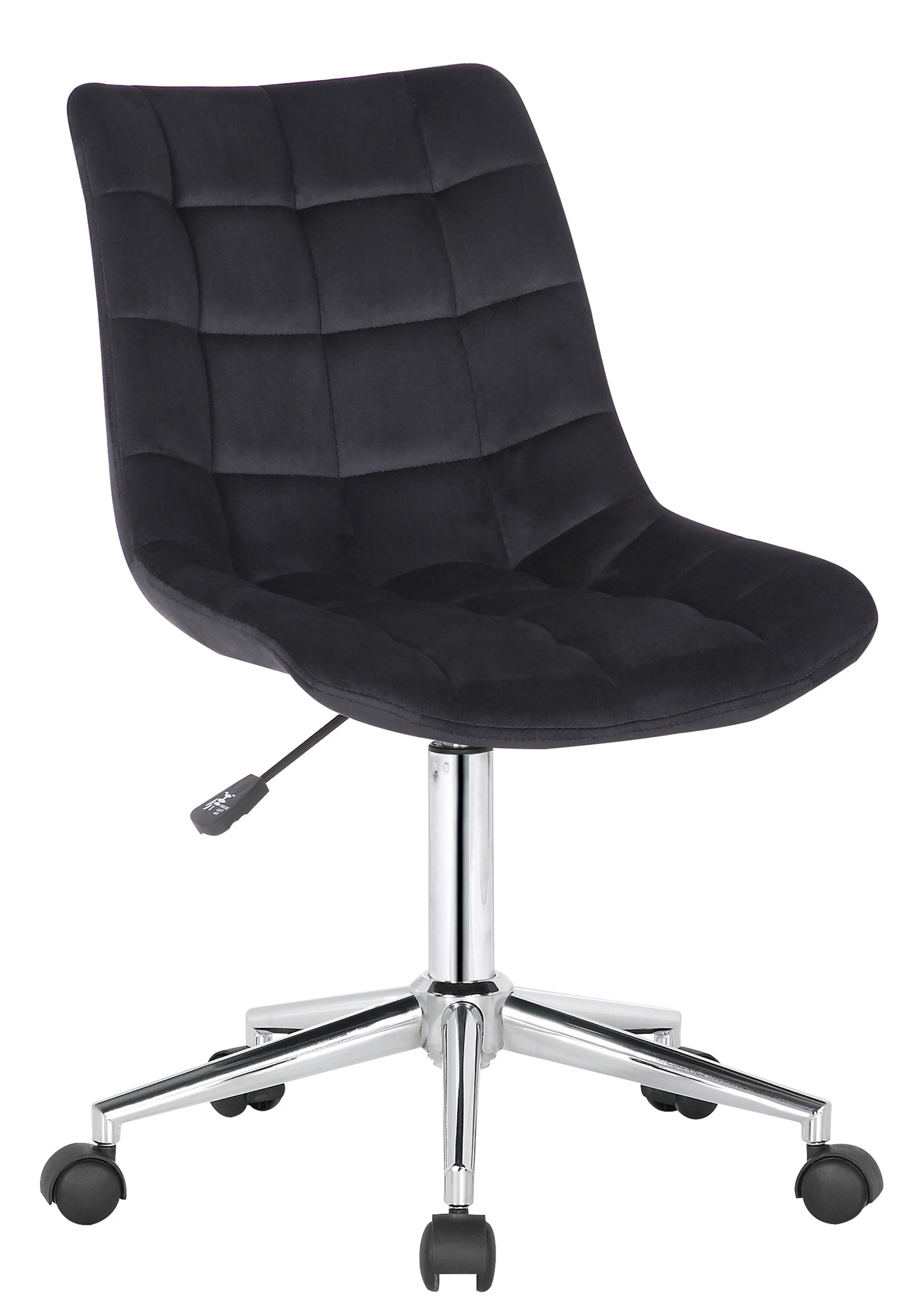 Bürostuhl Medford Samt, schwarz