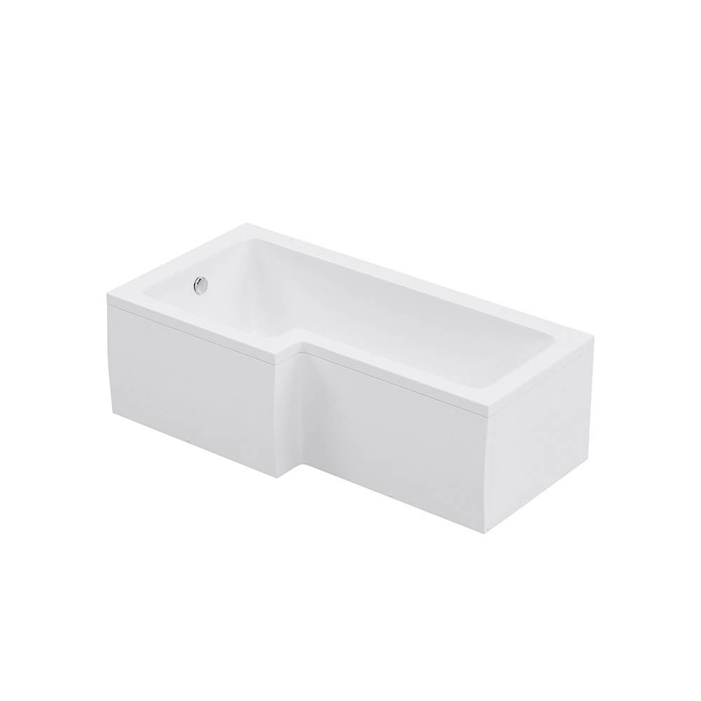 Duschbadewanne ELARA - 170 x 85 cm Rechts