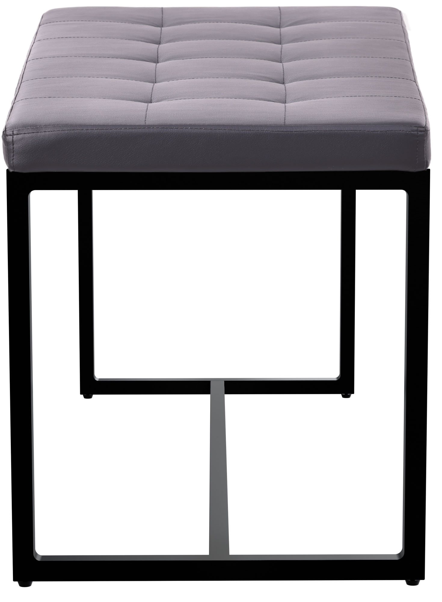 Sitzbank Barci B Kunstleder, grau