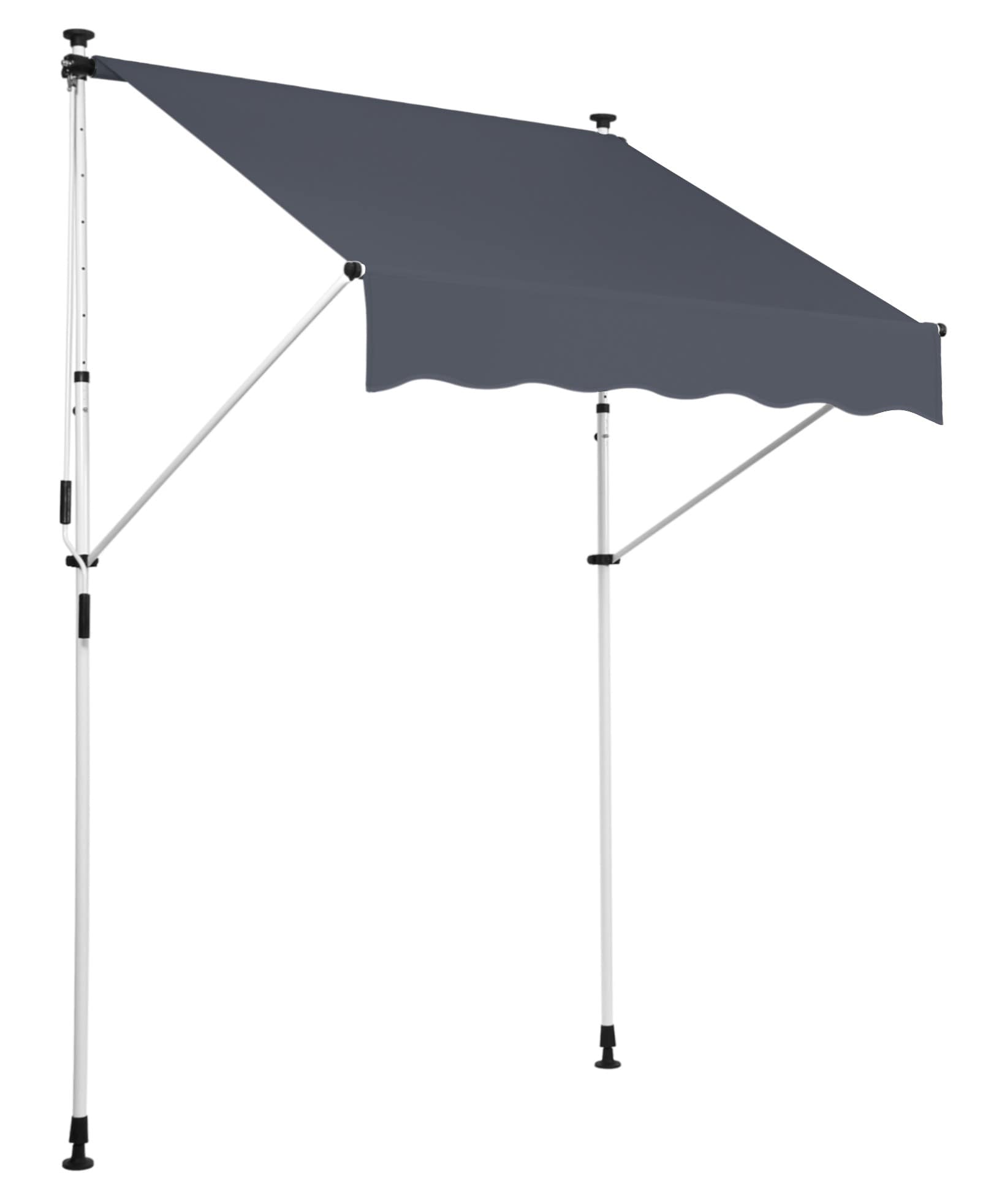 Klemmmarkise Westerly 400x120 cm, anthrazit