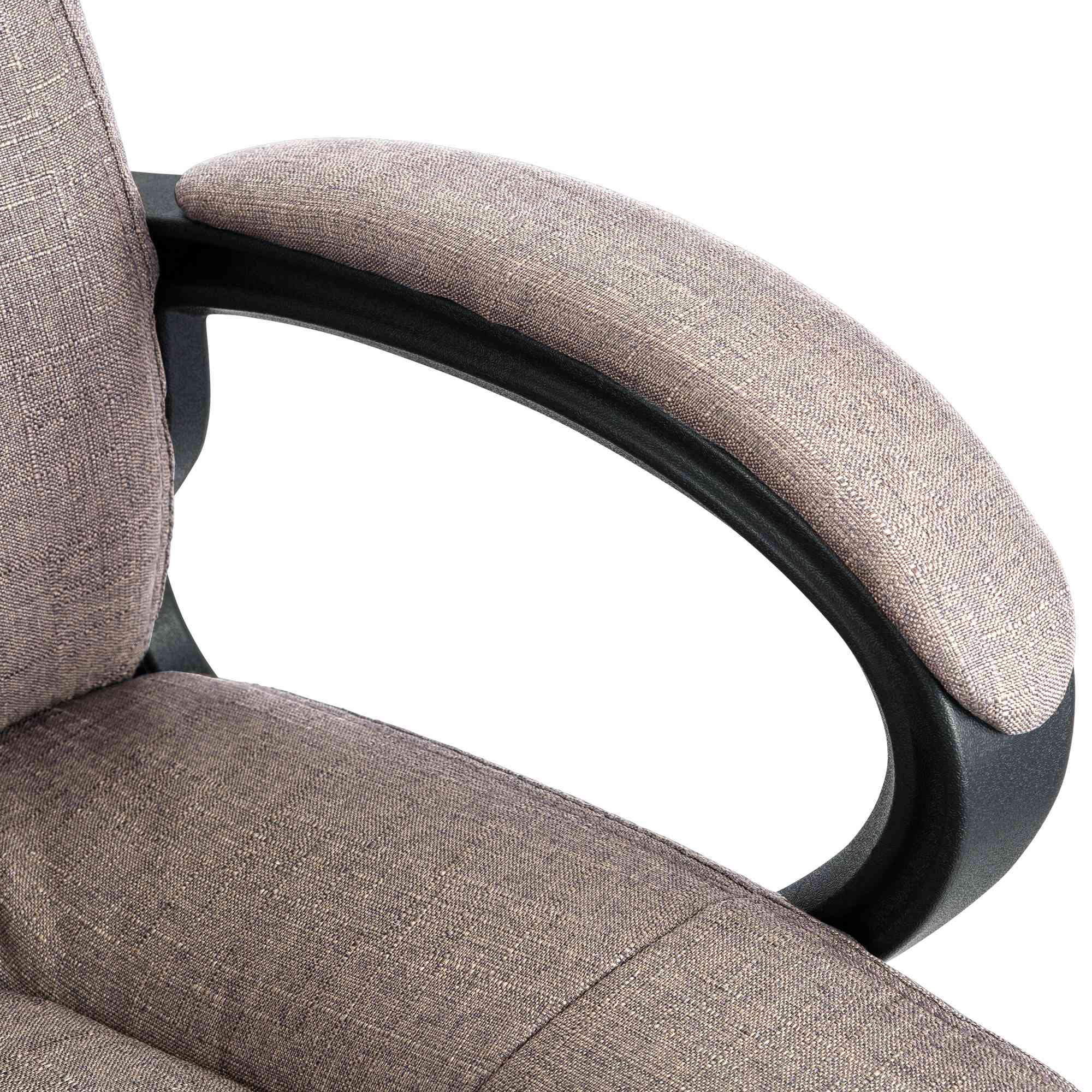 Bürostuhl XL Sparta Stoff, taupe