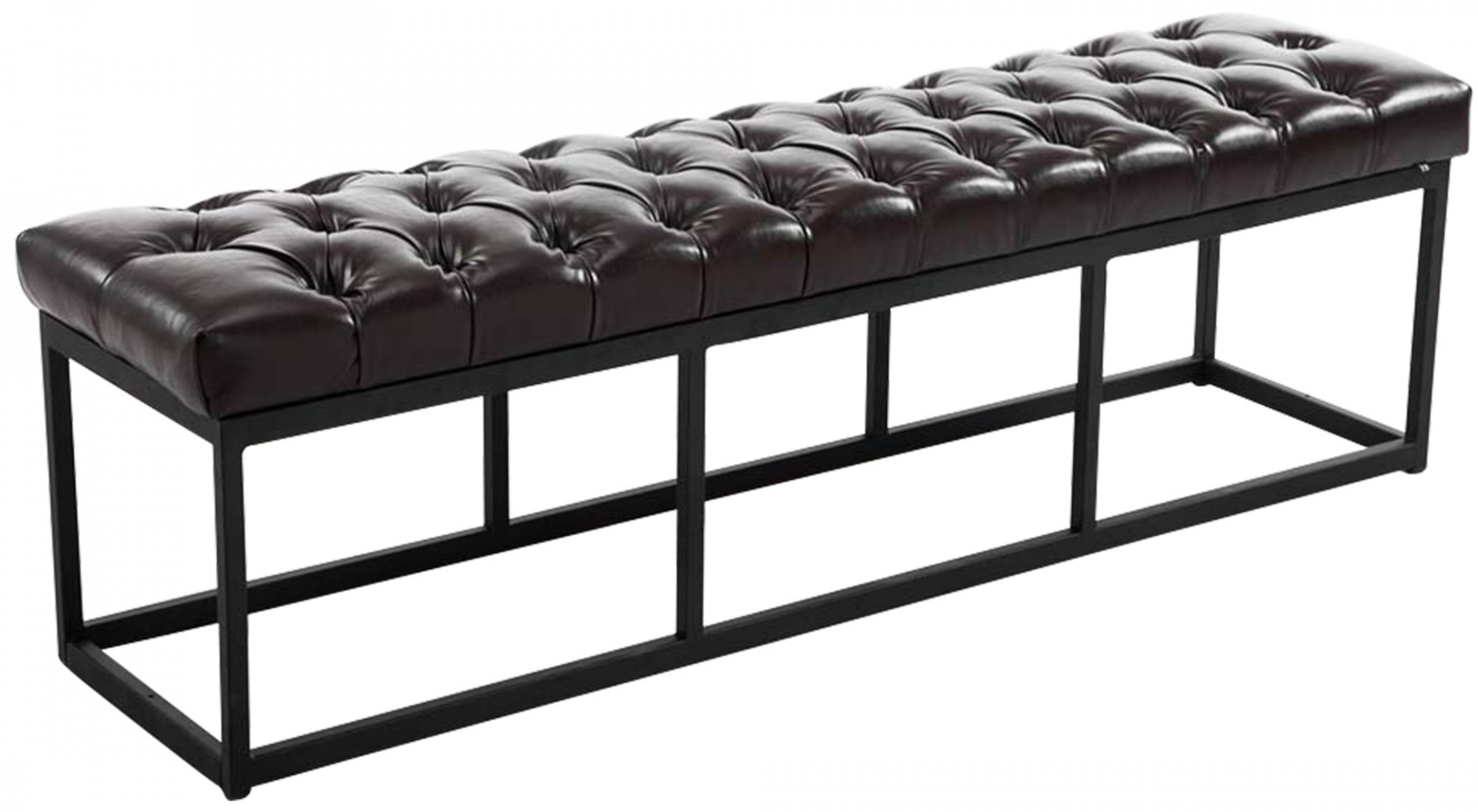 Sitzbank Amun Kunstleder B150, braun