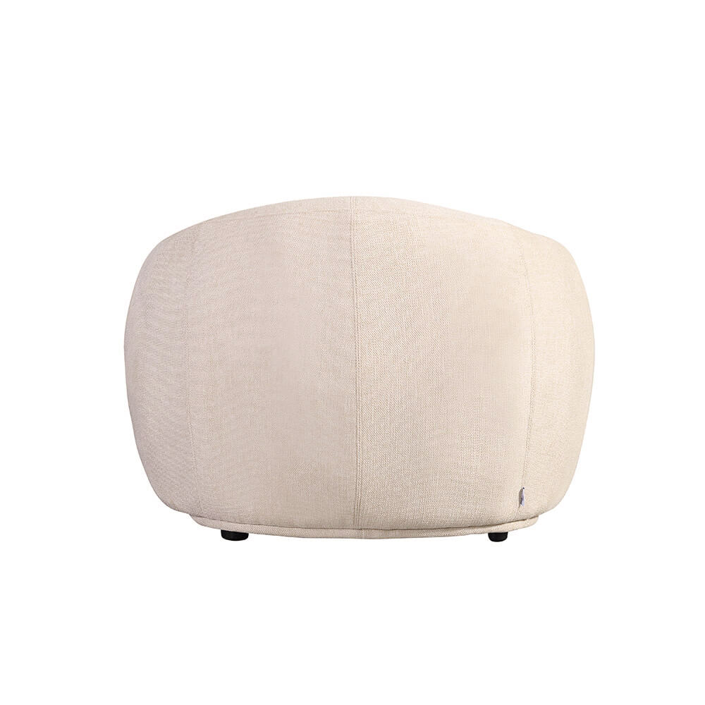Sessel CASARA Webstoff Beige - 99 x 104 x 72 cm