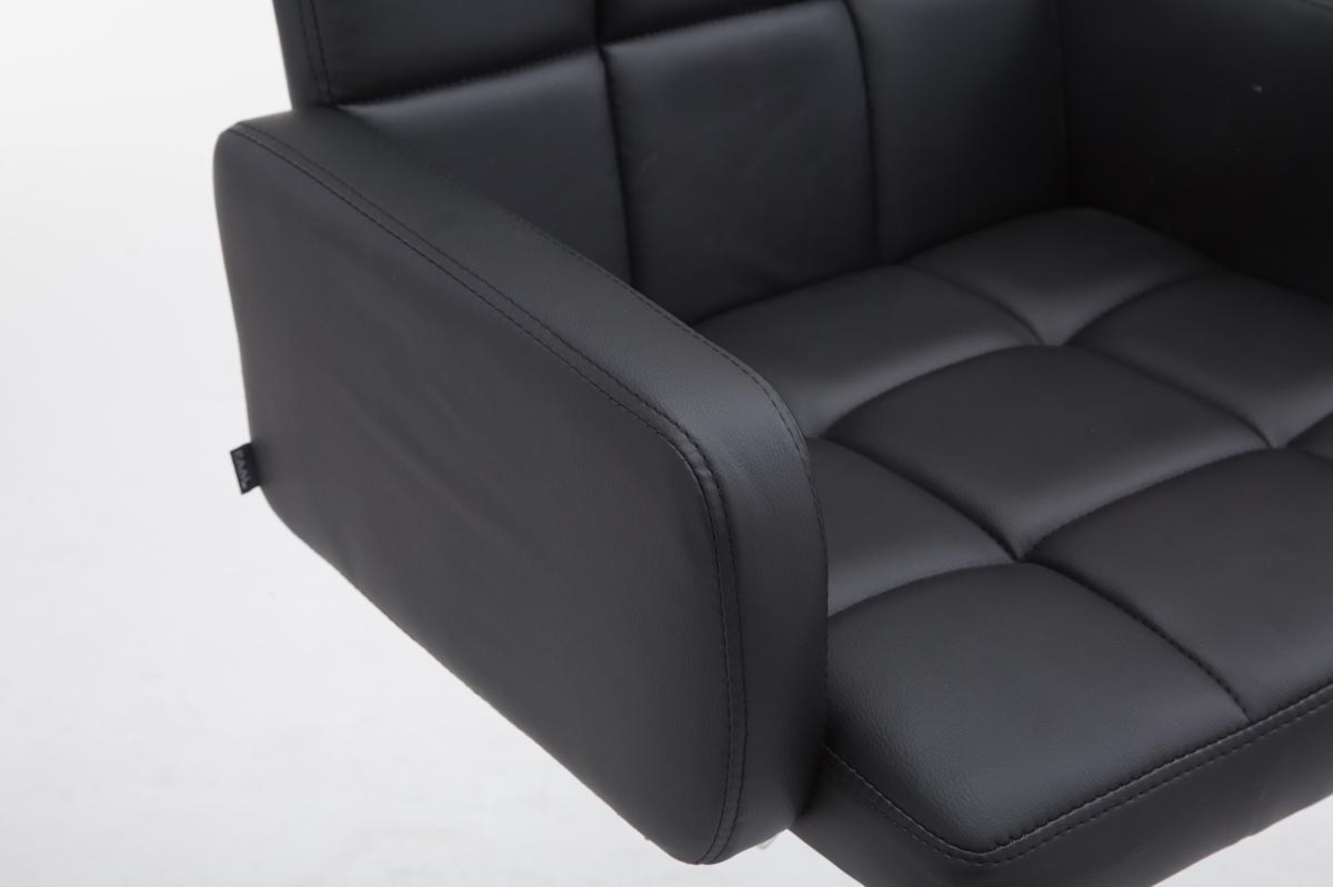 Barhocker Los Angeles Kunstleder C, schwarz