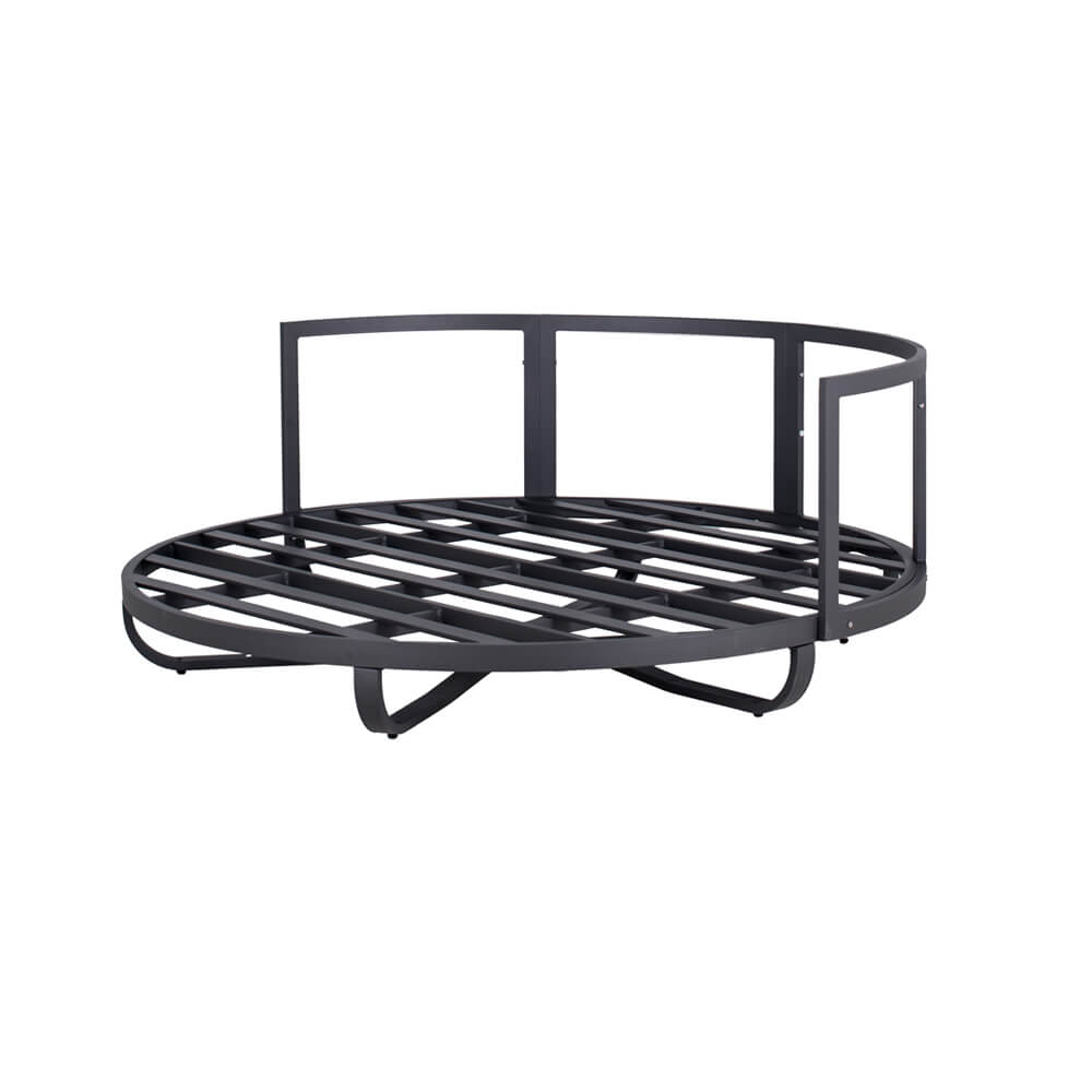 Daybed Outdoor FLORIDA inkl. Beistelltische - Grau