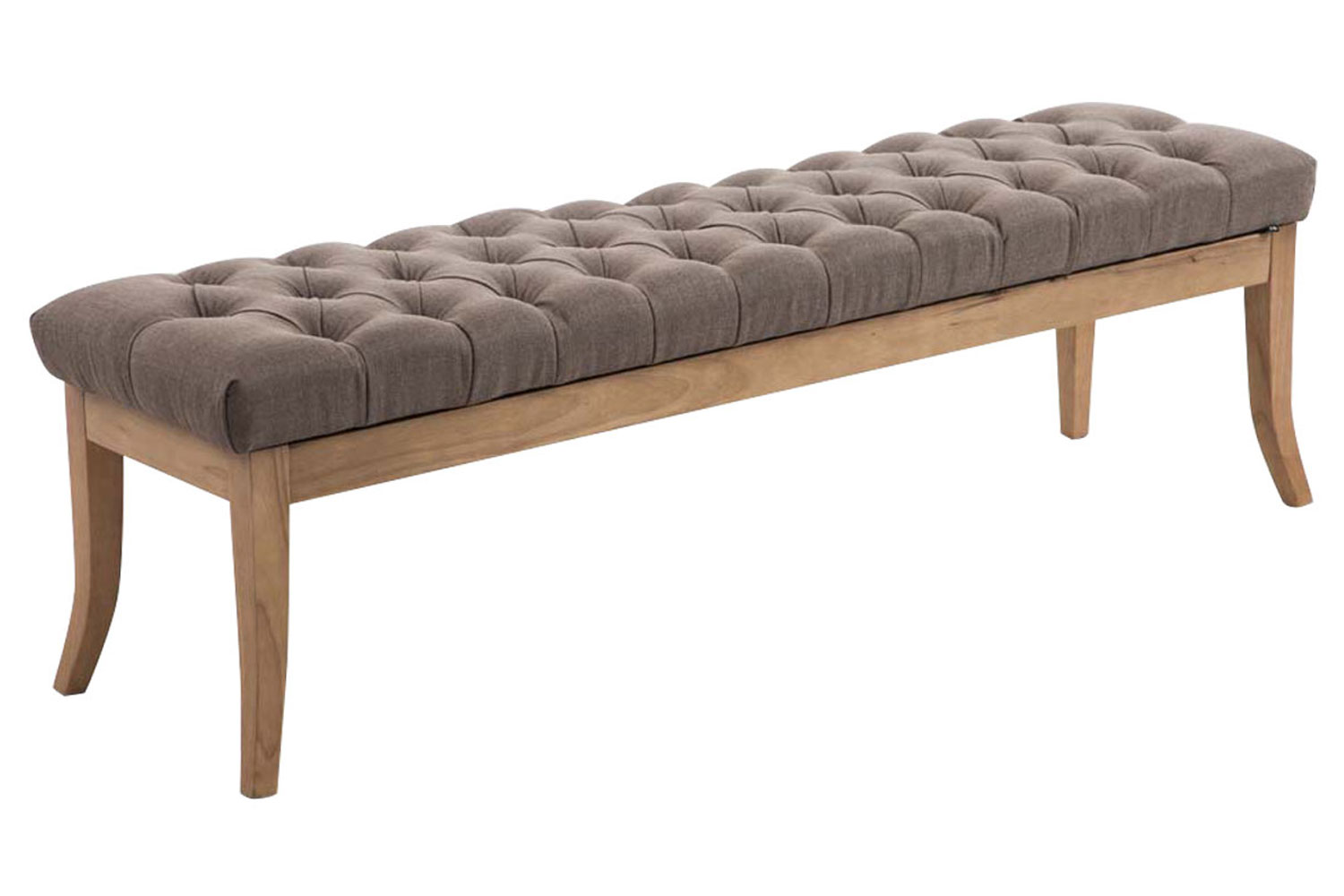 Sitzbank Ramses Stoff antik-hell 150, taupe