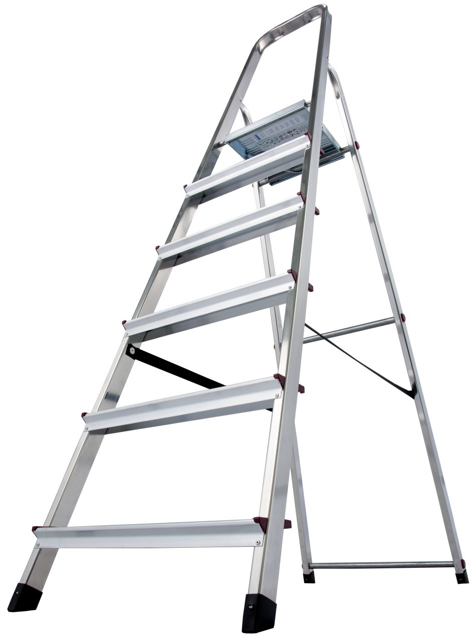 CORDA Stufen-Stehleiter 1x6 Stufen