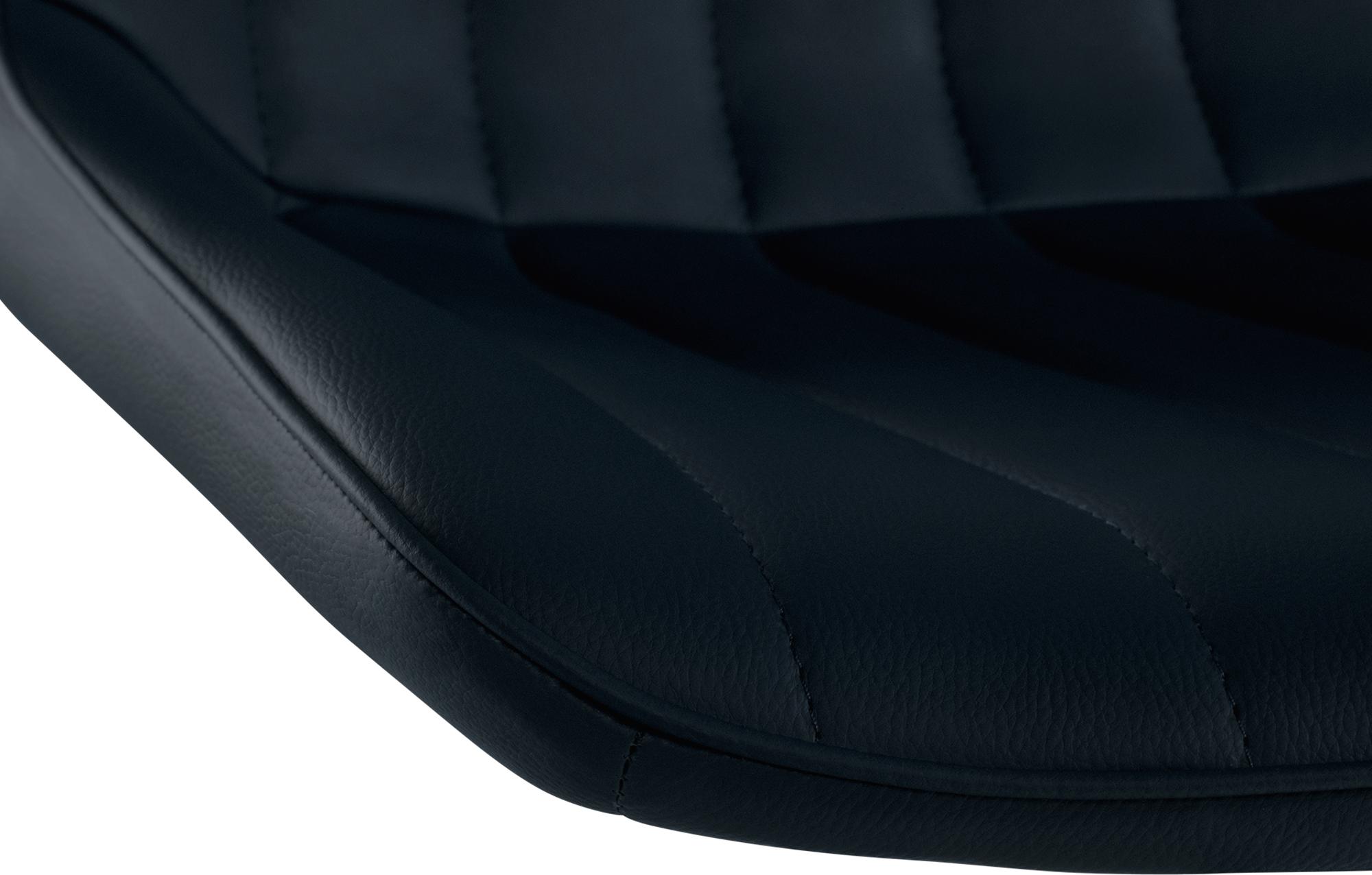 Barhocker Toni Kunstleder schwarz, schwarz