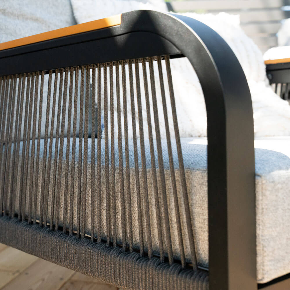 Gartenlounge Aluminium MARABA - Für 5 Personen