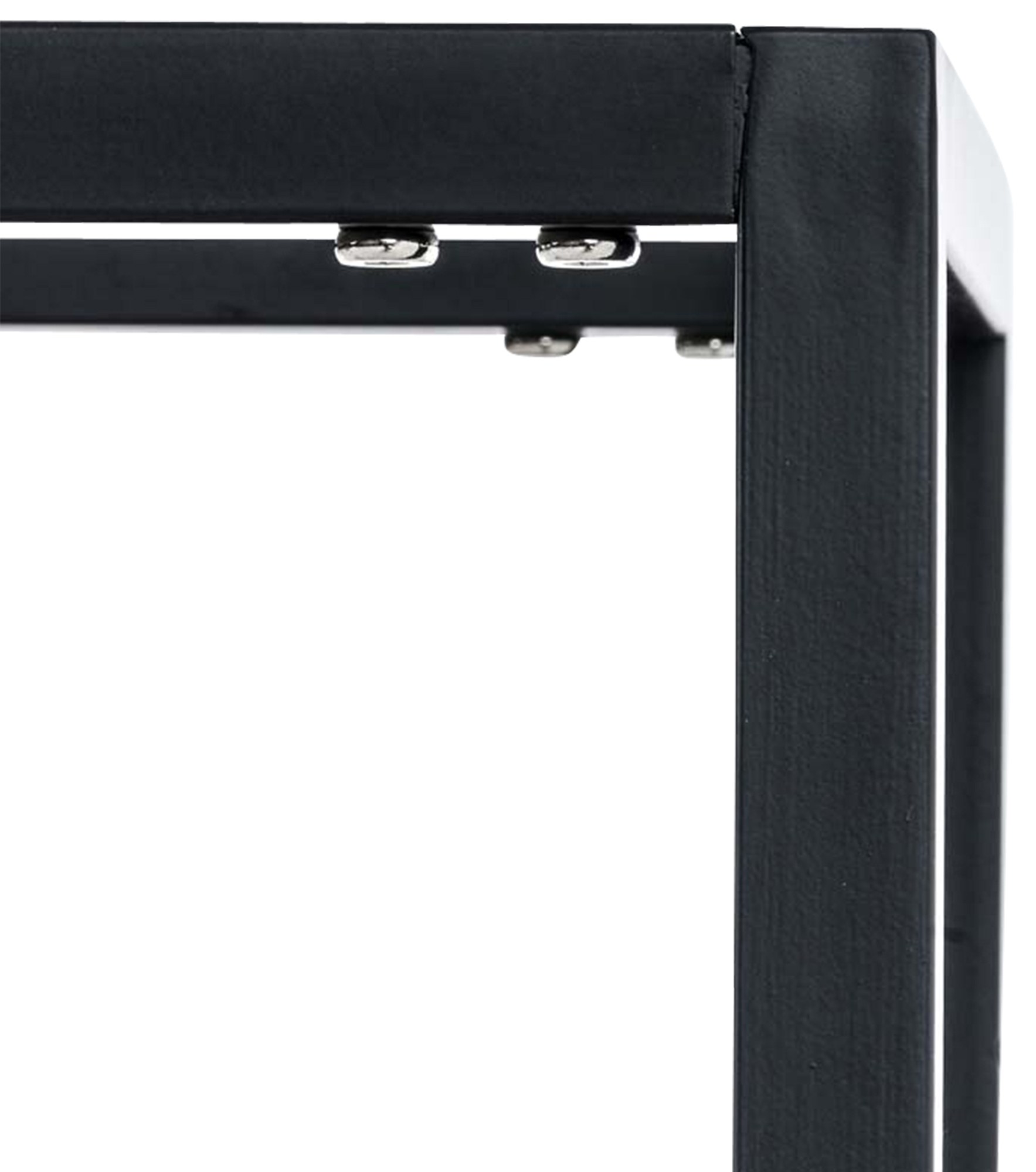 Kaminholzständer Hetta 25x60x150 cm, schwarz