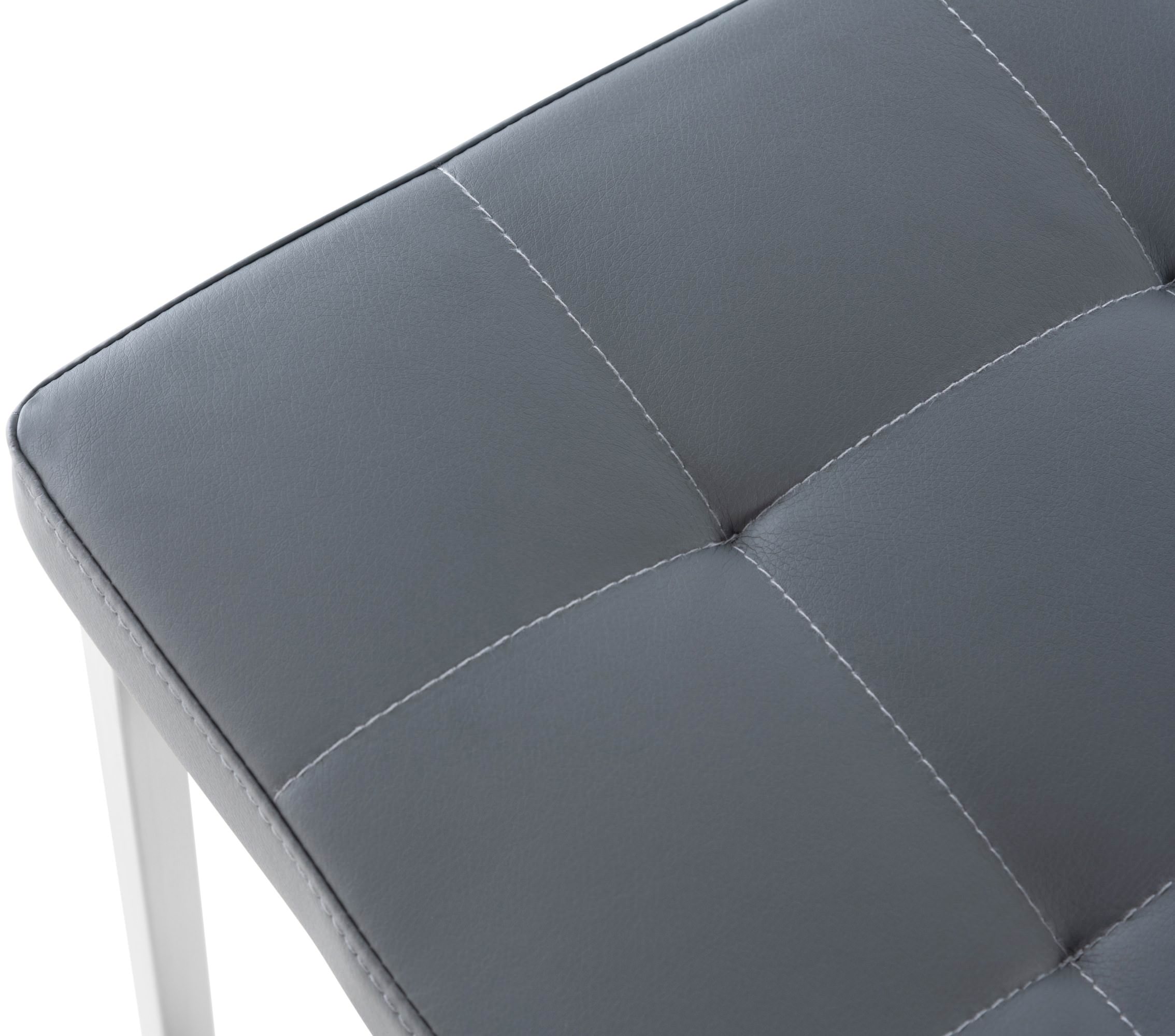 2er Set Sitzhocker Barci, grau