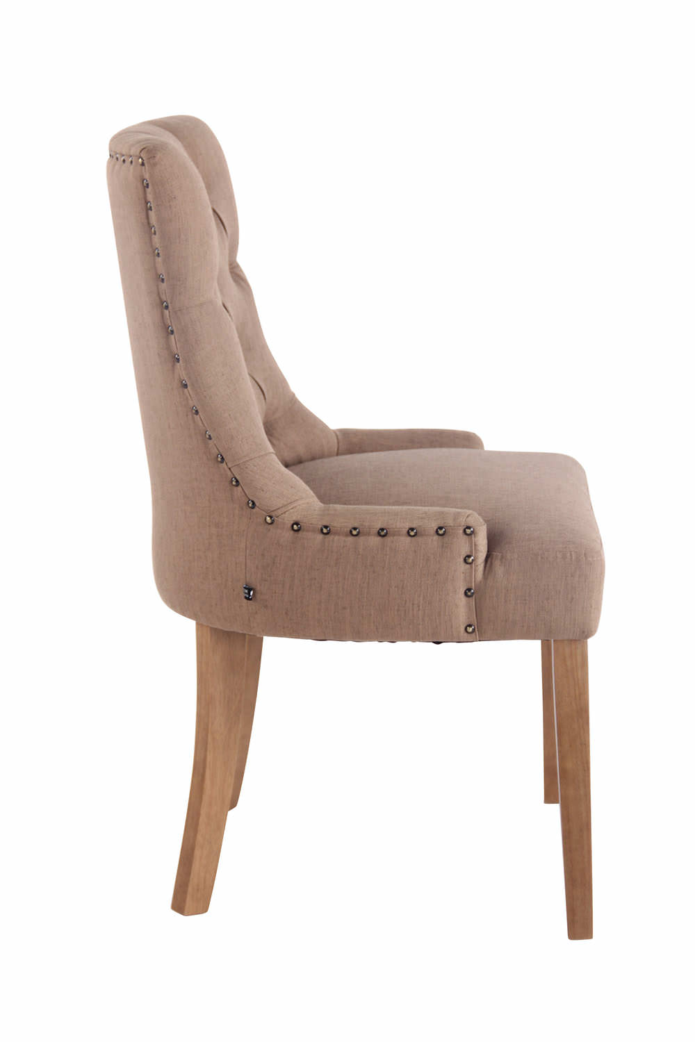 Esszimmerstuhl Aberdeen Stoff antik-hell, taupe
