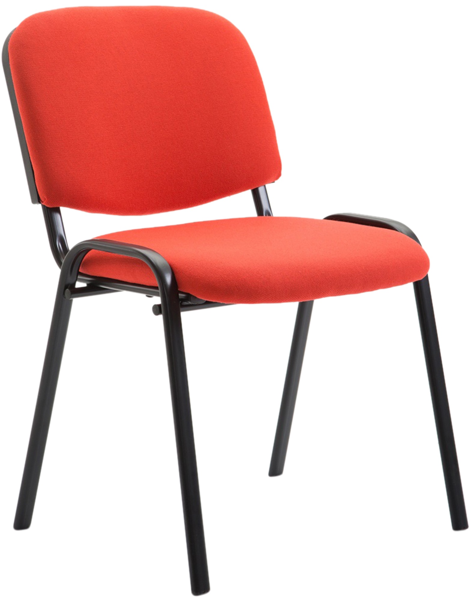 Besucherstuhl Ken V2 Stoff, rot