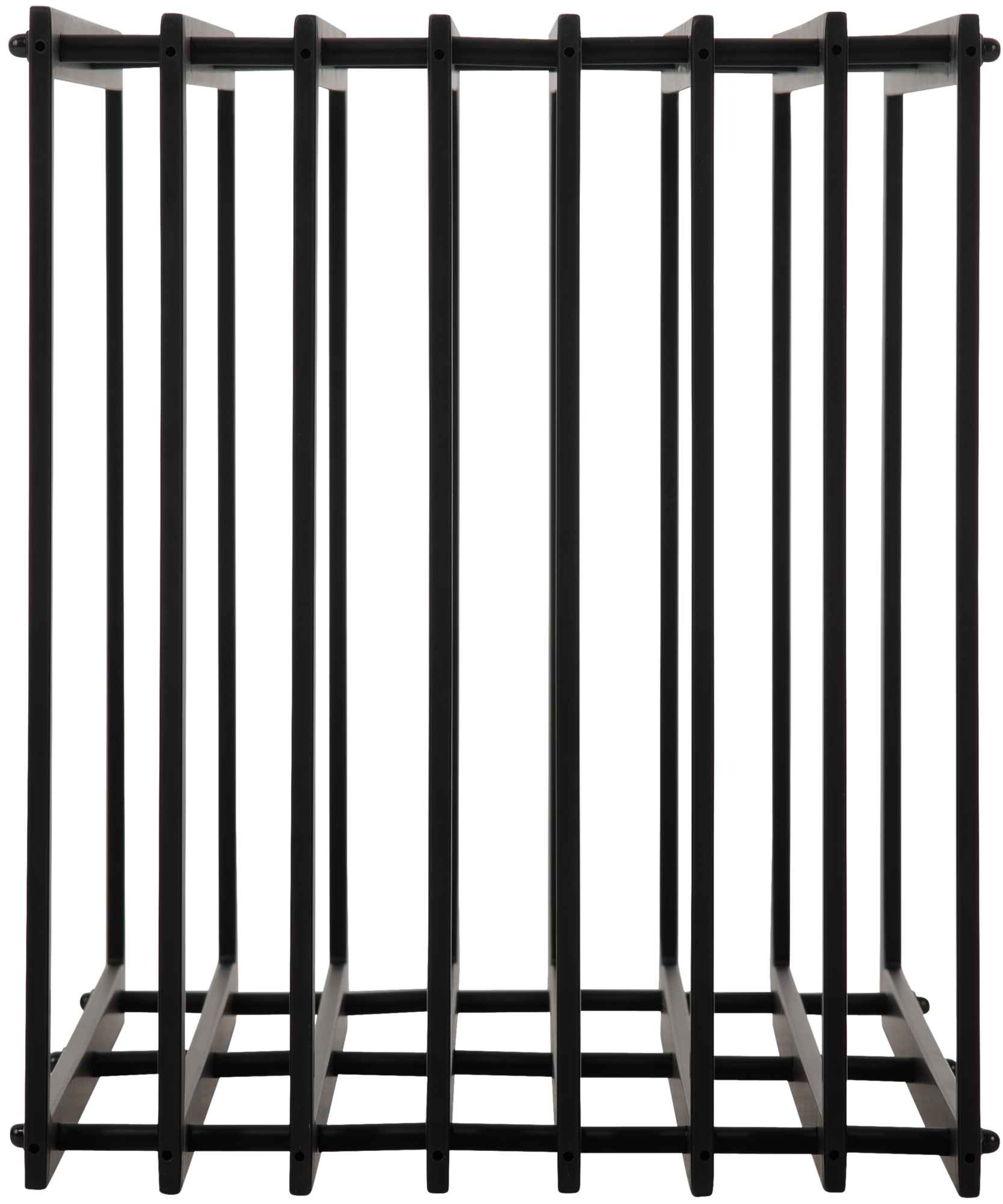 Kaminholzständer Irving 40x50x100, schwarz-matt