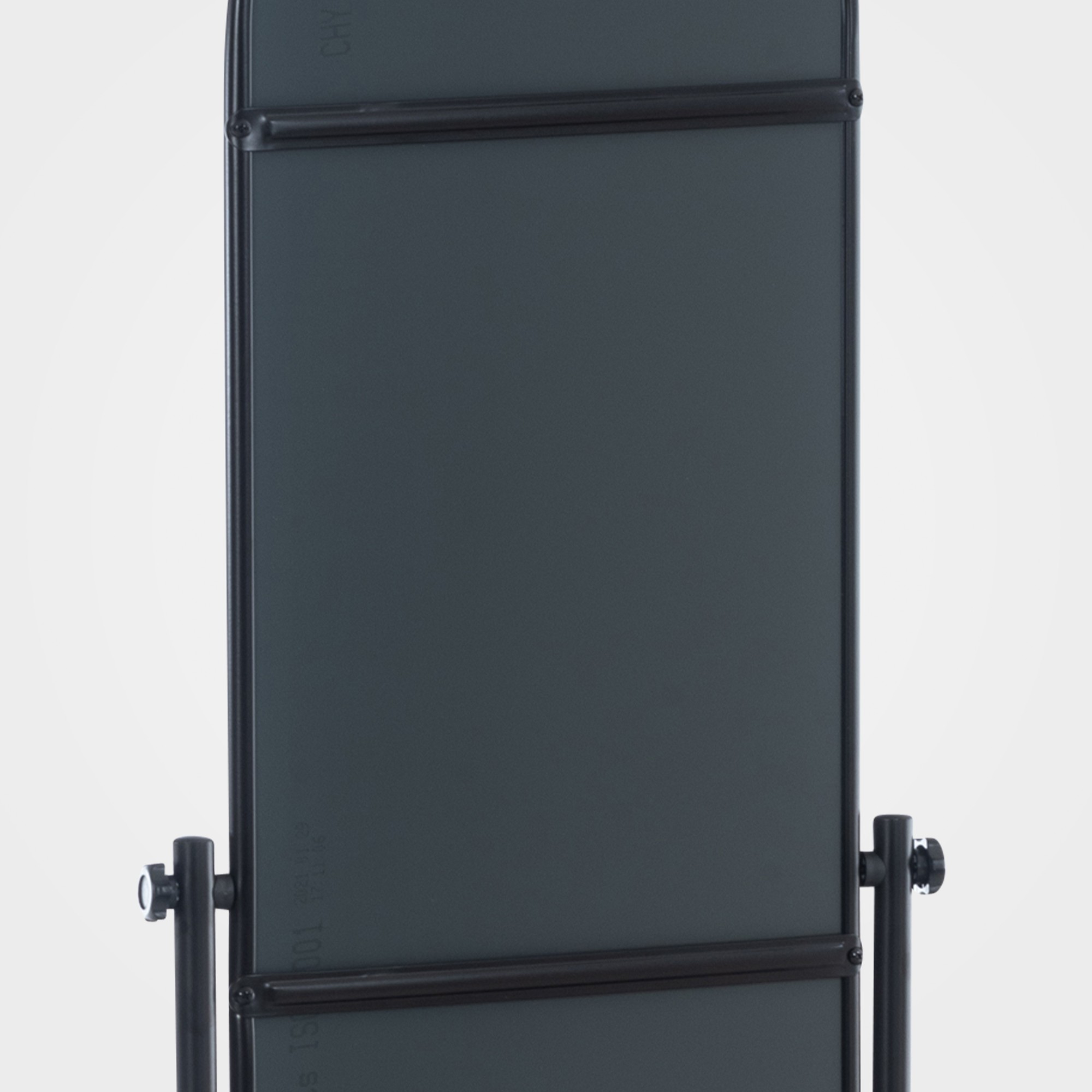 Standspiegel Nane Oval, schwarz