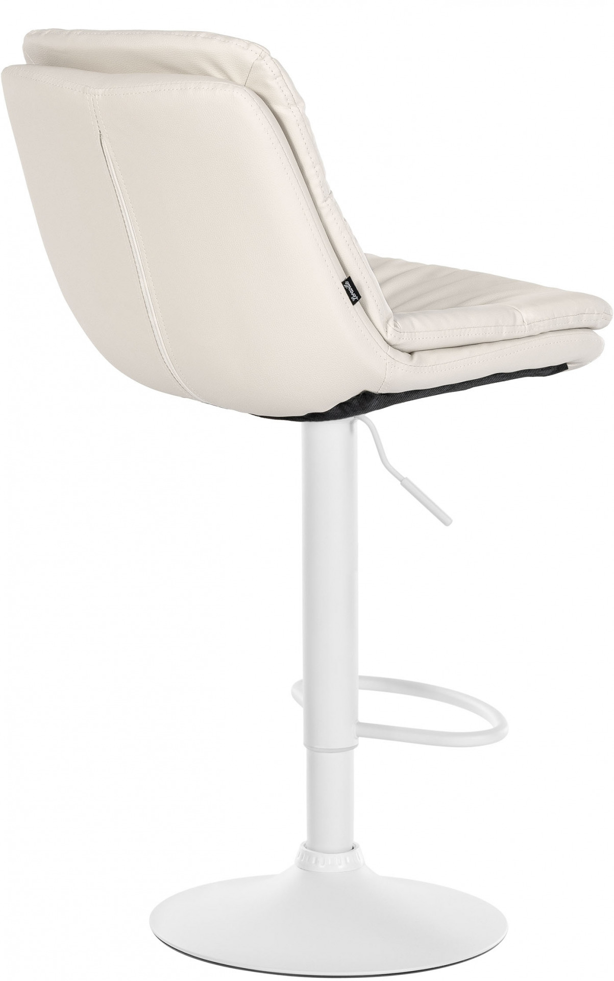 Barhocker Laurel Kunstleder weiß, weiß