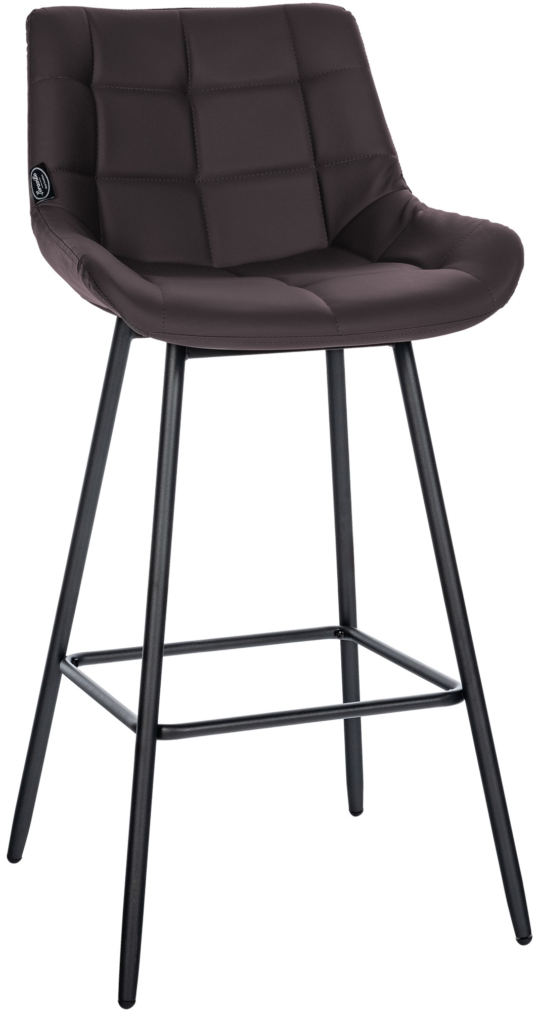 Barhocker Weston Kunstleder, braun