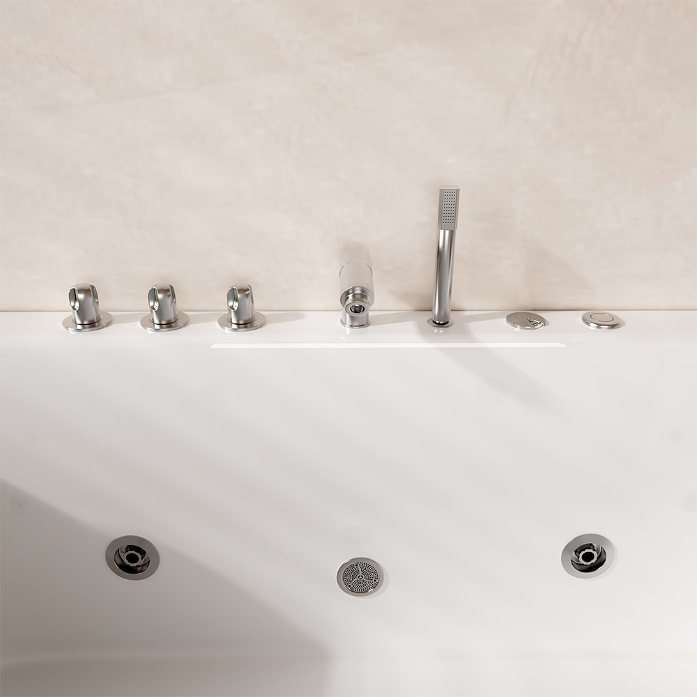 Whirlpool Badewanne NOOR 173 x 80 cm