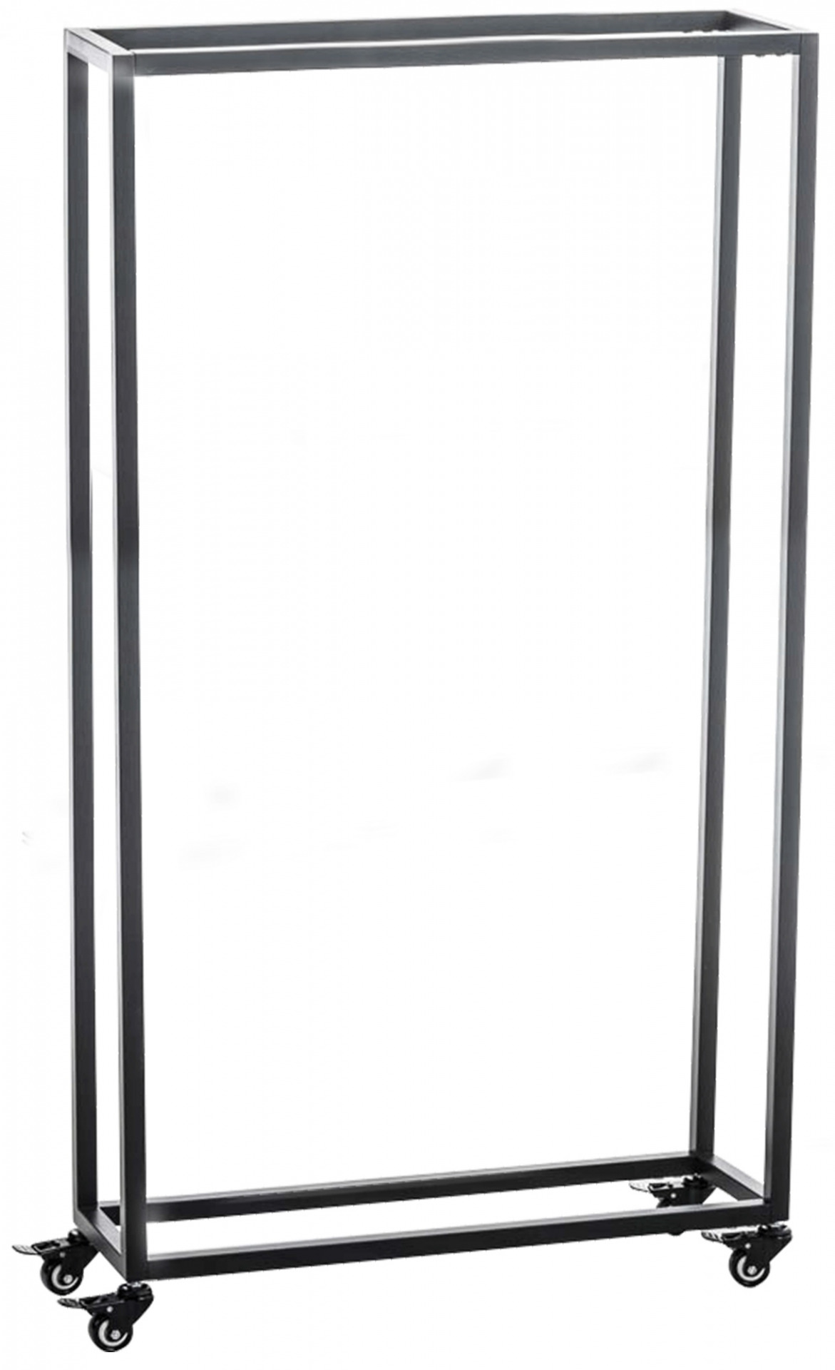 Kaminholzständer Hetta 25x60x150 cm, schwarz