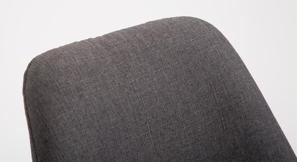 2er Set Barhocker Metz Stoff natura, dunkelgrau