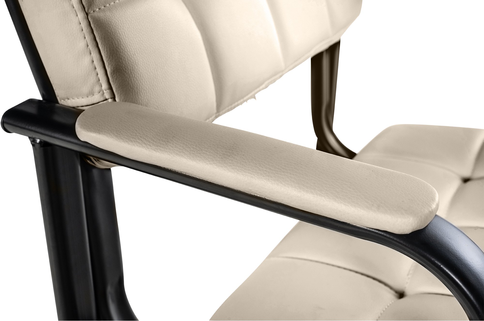 Besucherstuhl Canada B Kunstleder, creme