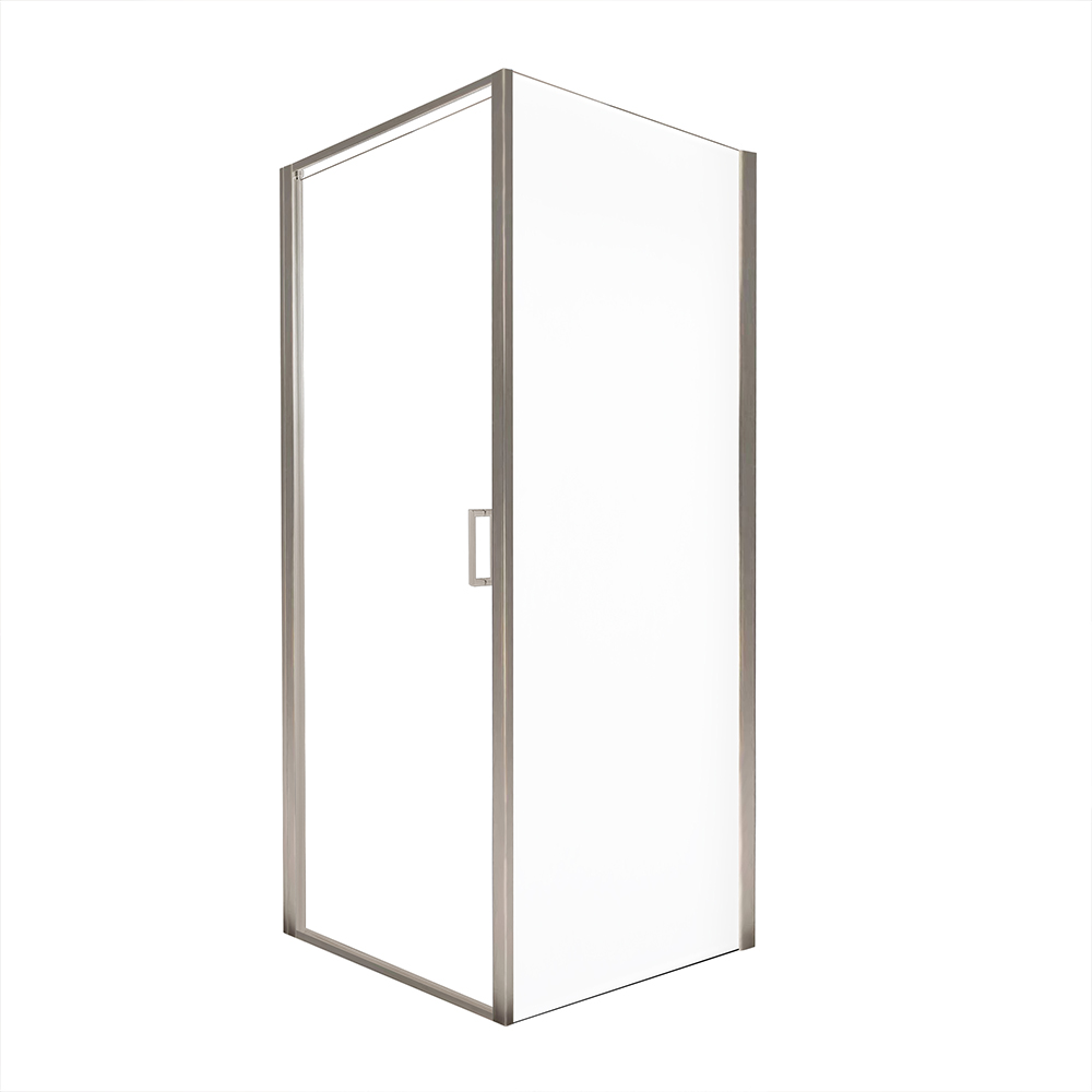 Duschkabine LIVIA Chrom - 90 x 195 cm