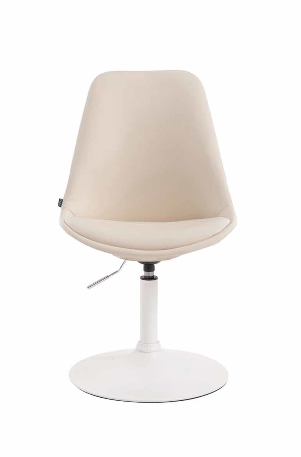 4er Set Esszimmerstühle Maverick W Kunstleder, creme