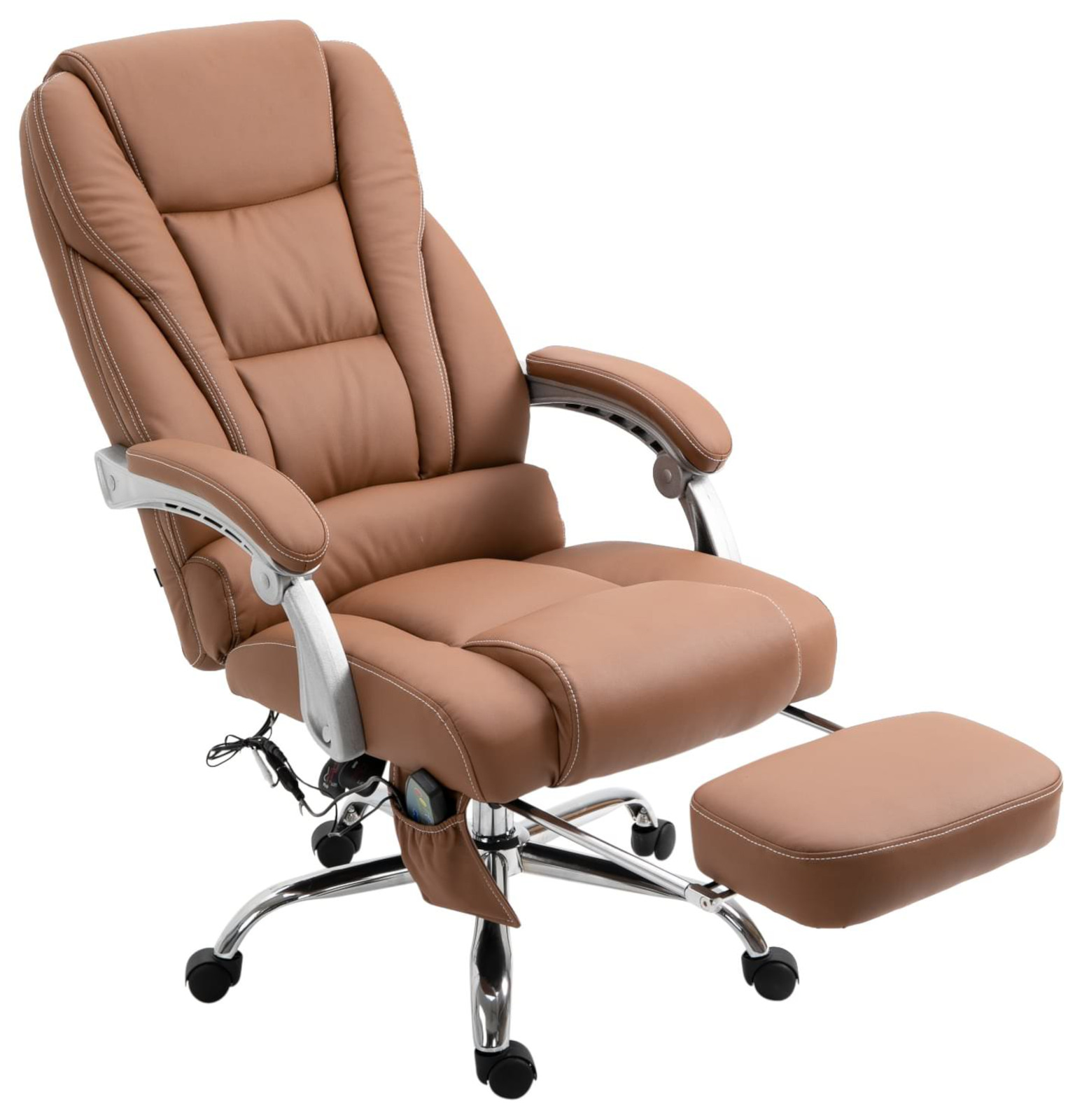 Bürostuhl Pacific mit Massagefunktion, hellbraun